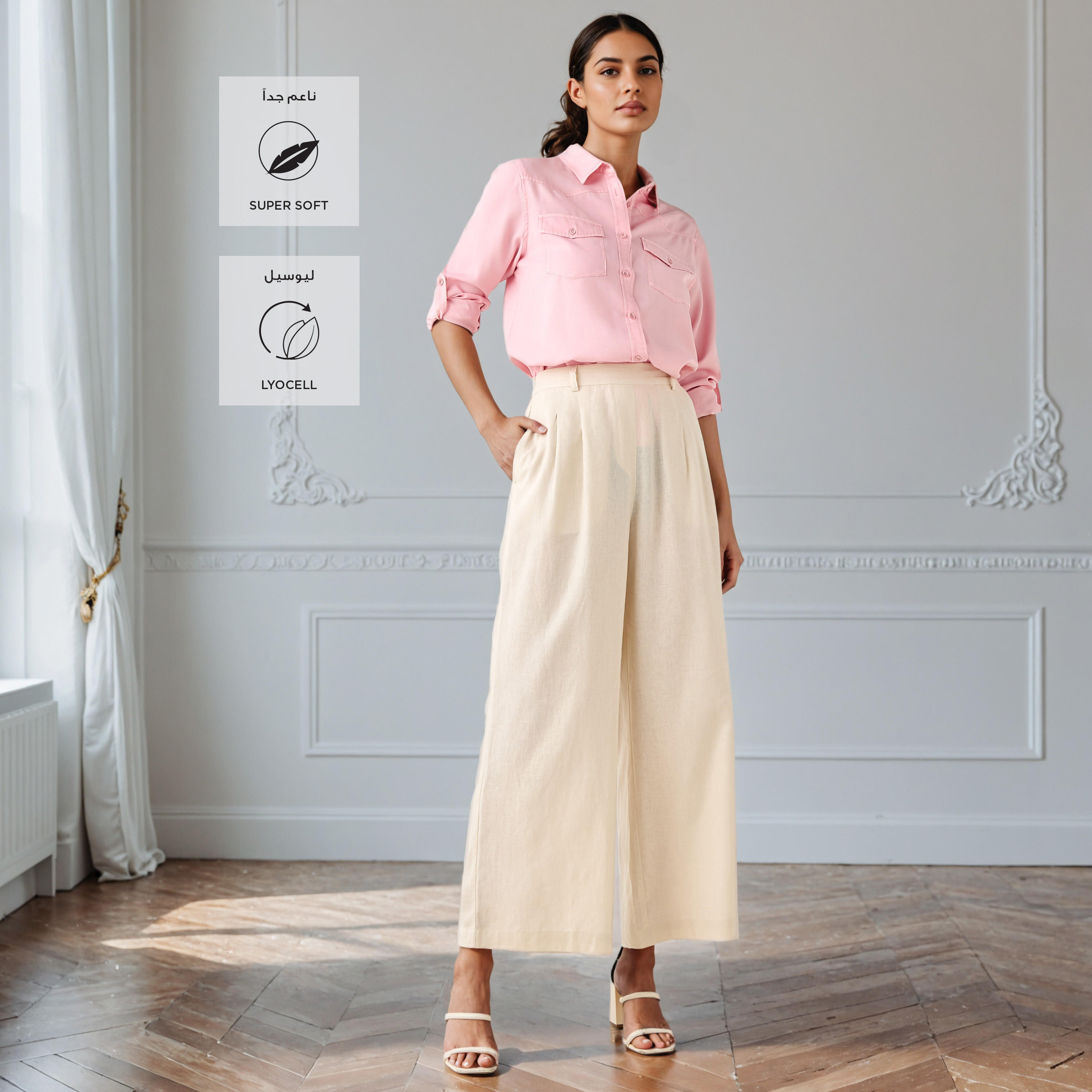 قميص دينم بياقة وبقصّة عادية-women-clothing-shirtsandblouses-shirts-image-2