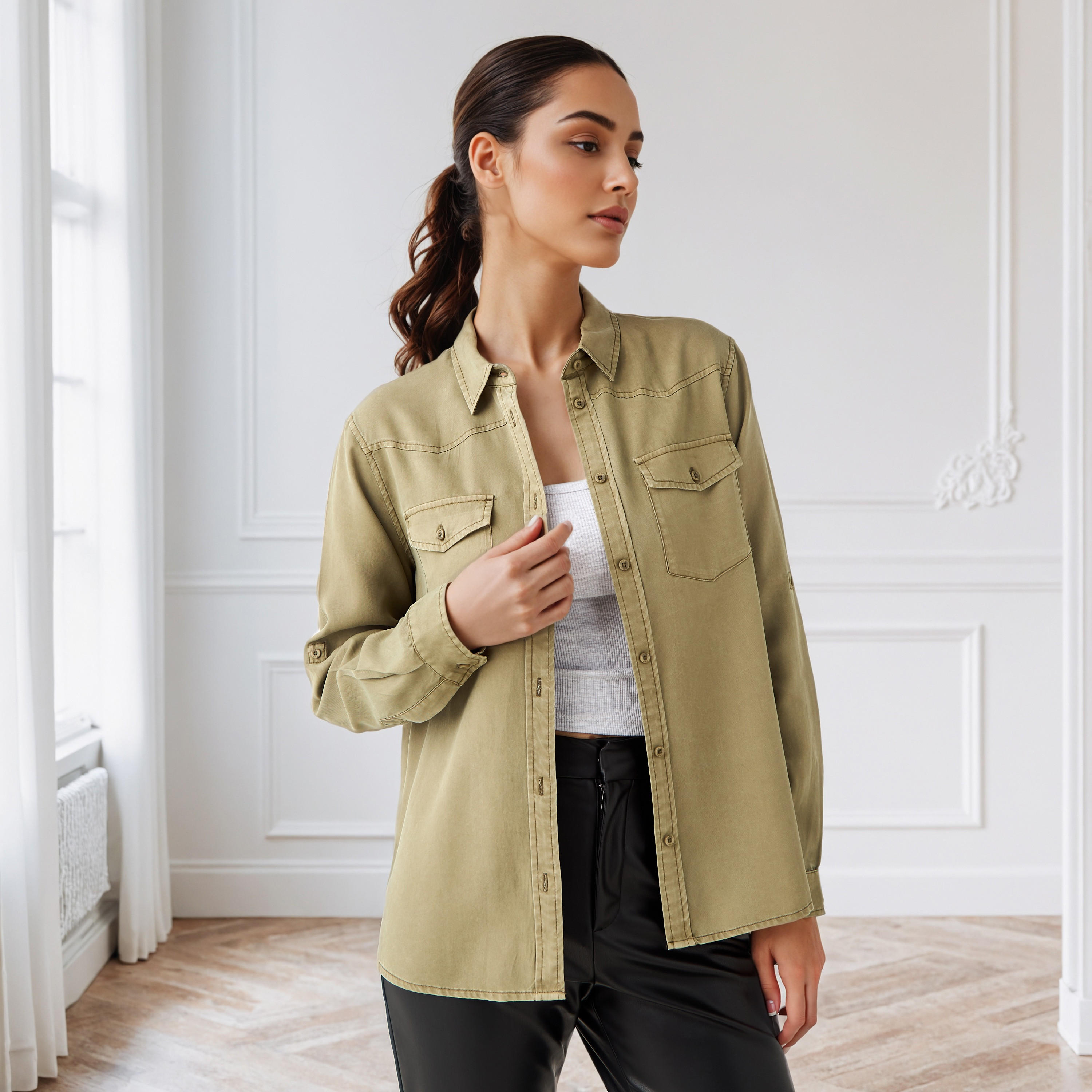قميص دينم بياقة وبقصّة عادية-women-clothing-shirtsandblouses-shirts-image-6