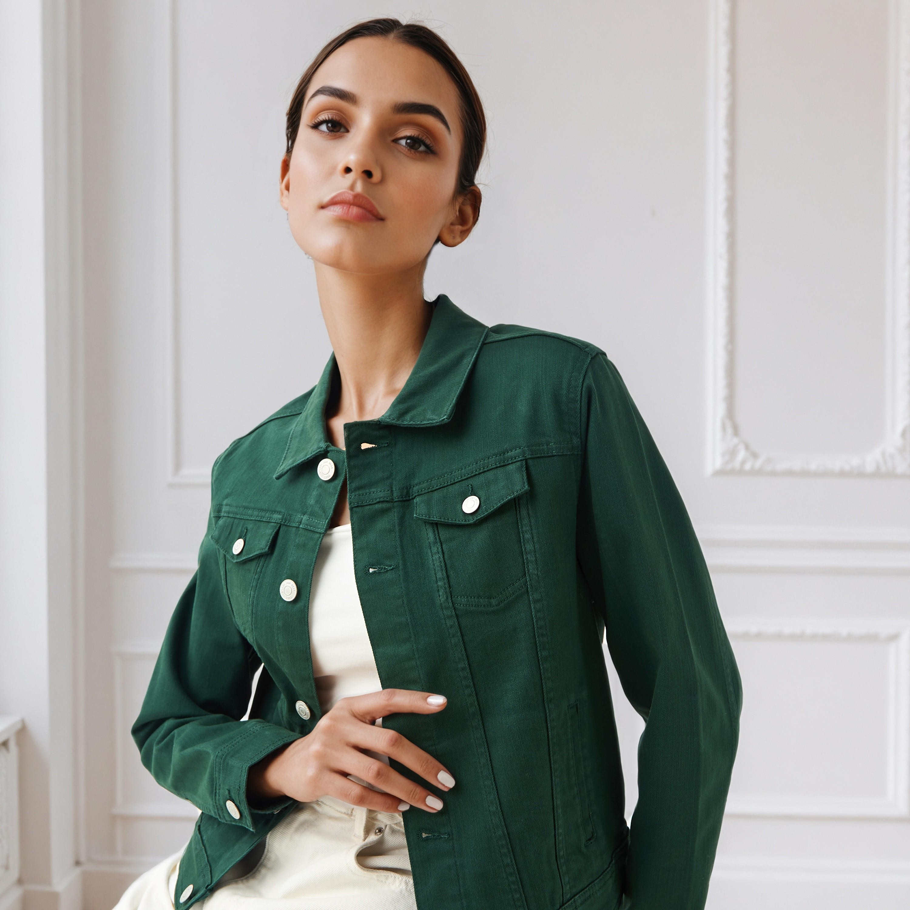 Regular Fit Trucker Jacket-women-winterwear-coatsandjackets-jackets-image-1