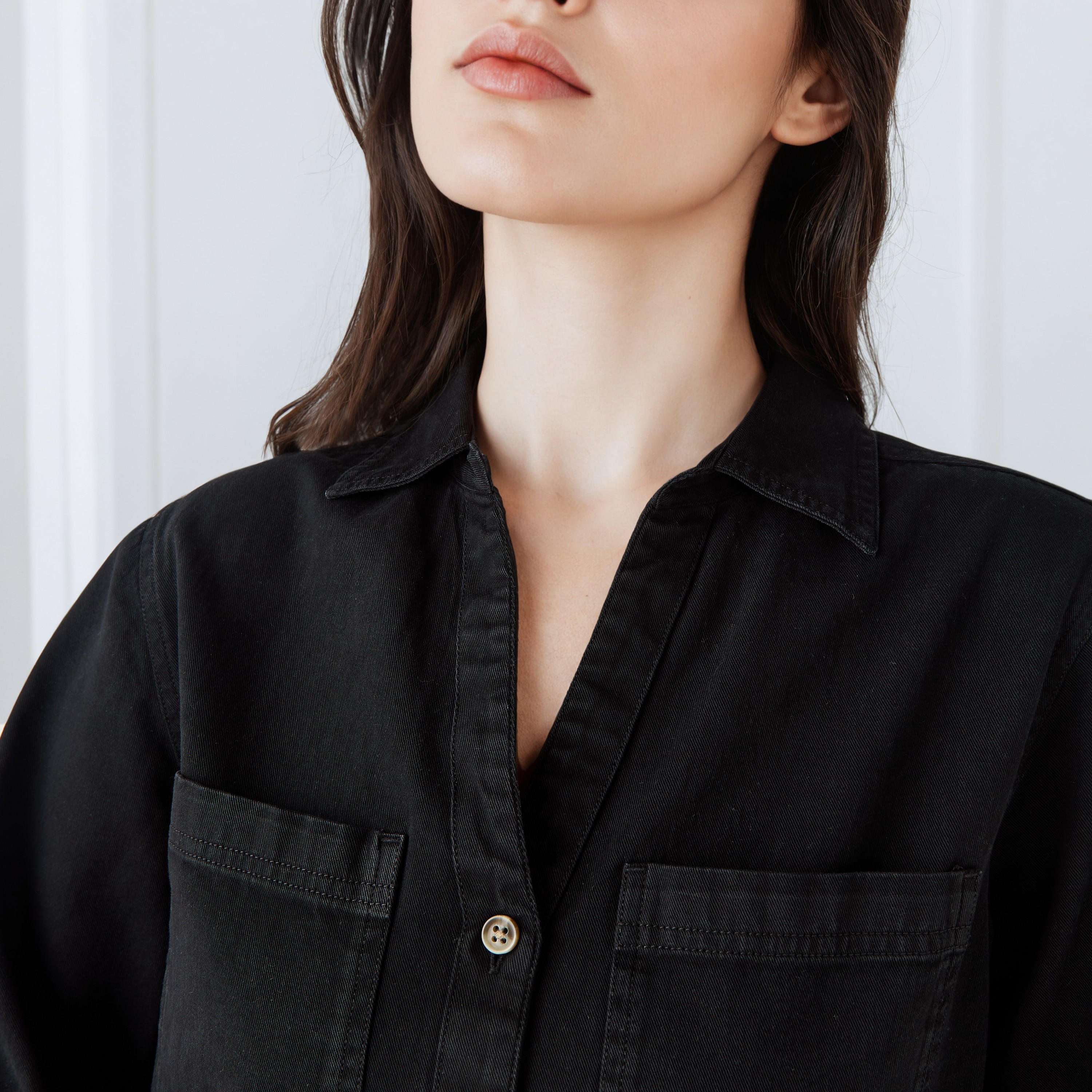 Regular Fit Denim Shirt-women-clothing-shirtsandblouses-shirts-image-3