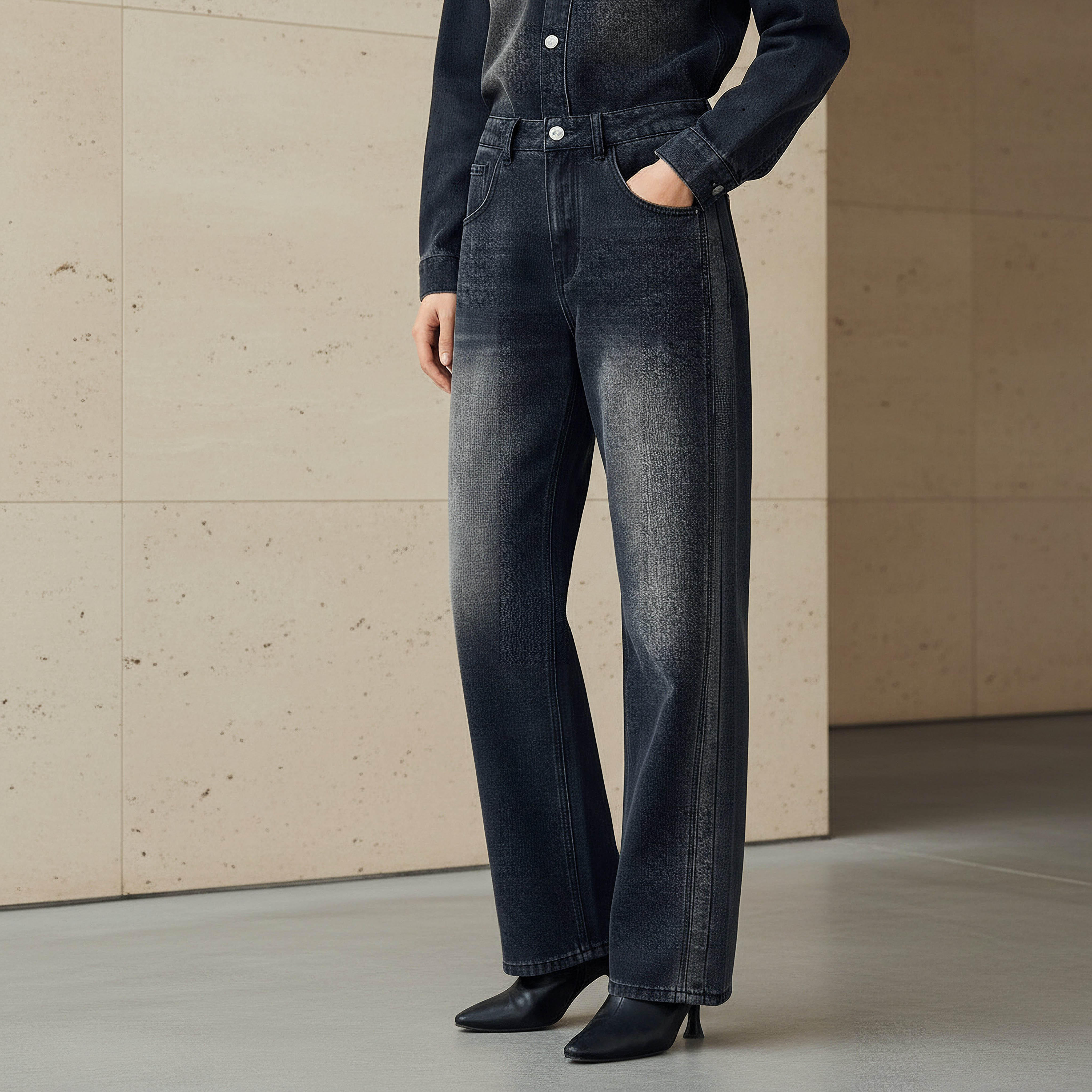 Straight Fit High-Rise Jeans with Embellished Detail-women-clothing-bottoms-jeans-image-1