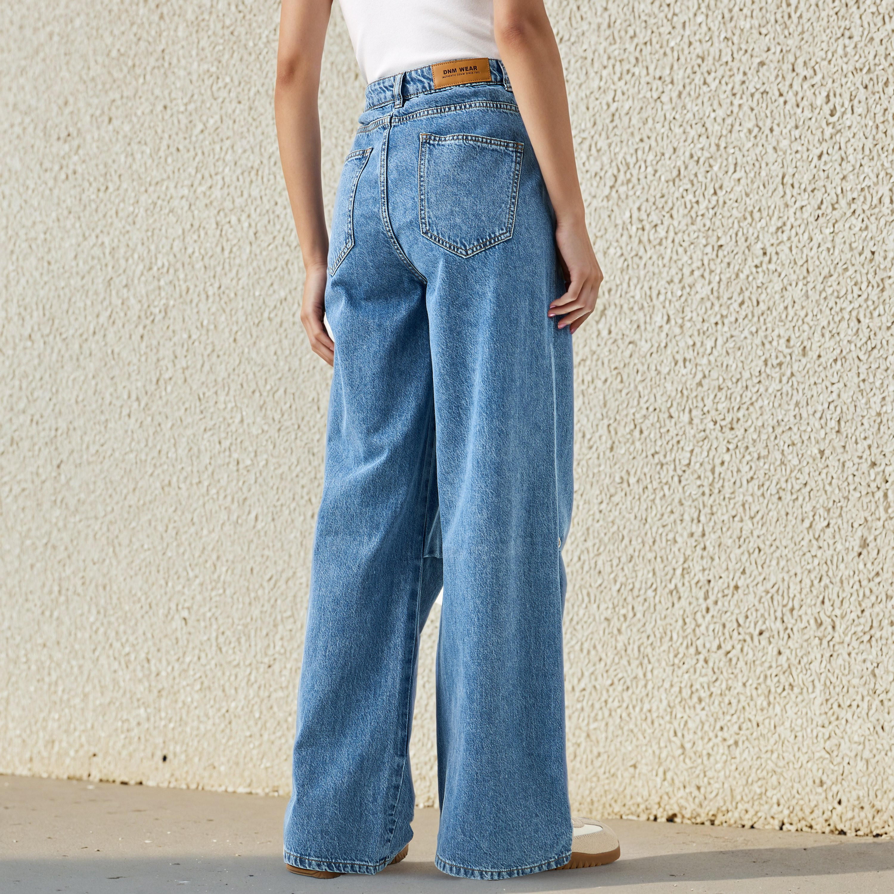Flared Mid-Rise Jeans with Pockets-women-clothing-bottoms-jeans-image-3