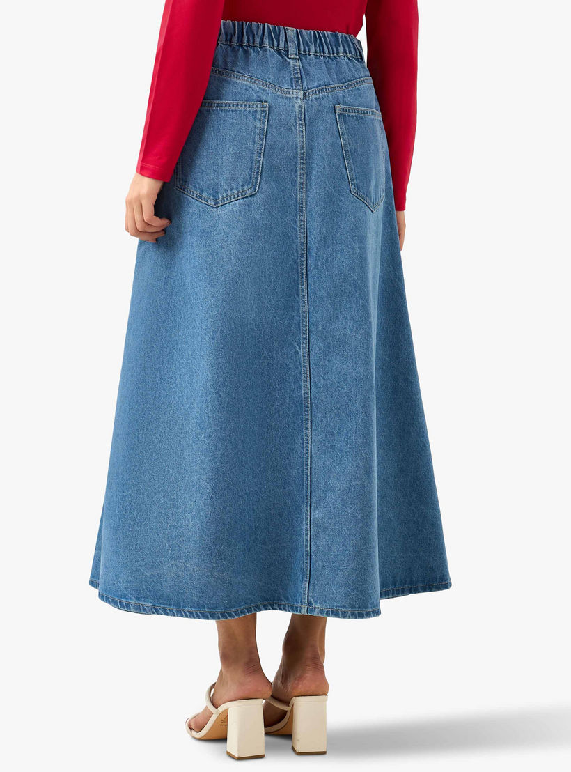 A-Line Denim Midi Skirt with Pockets-women-clothing-bottoms-skirts-image-3