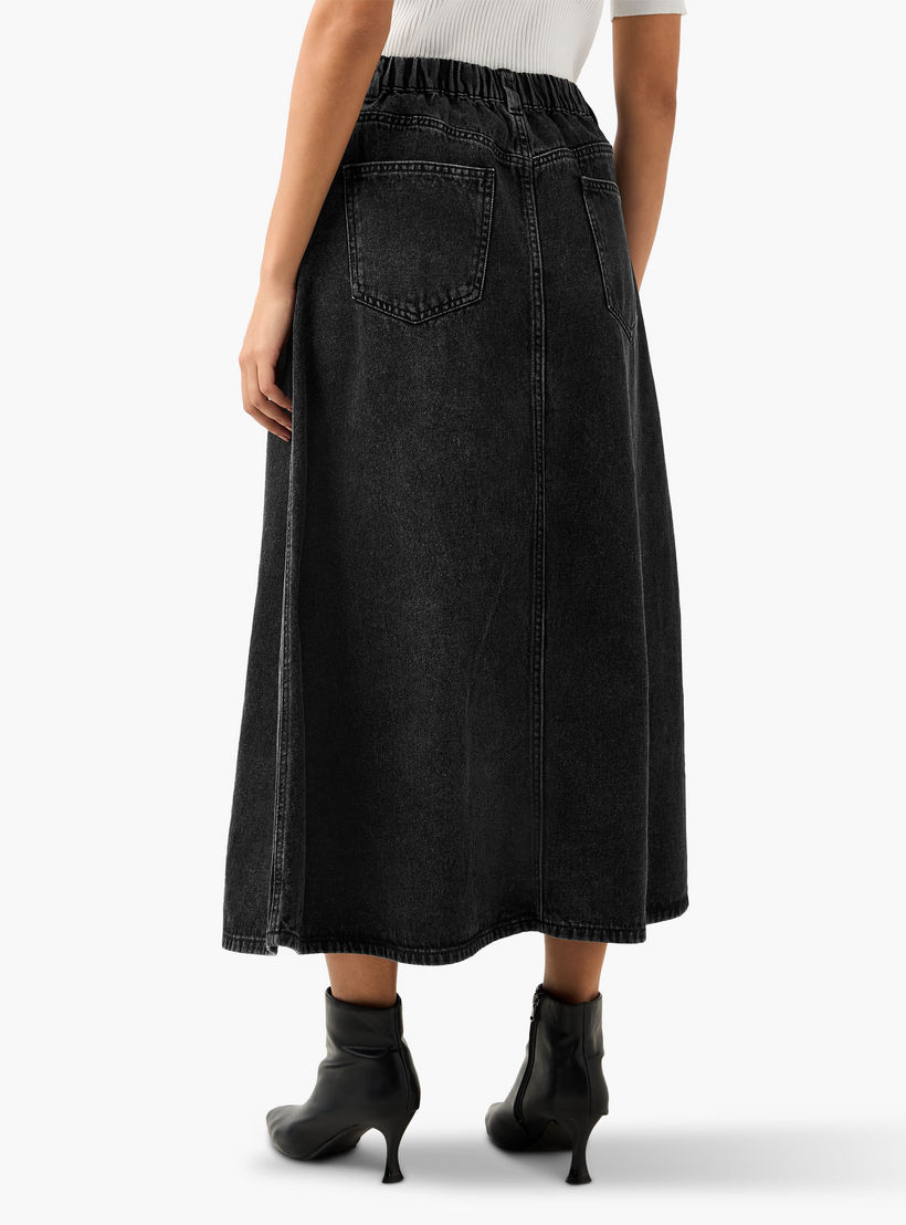 A-Line Denim Midi Skirt with Pockets-women-clothing-bottoms-skirts-image-3