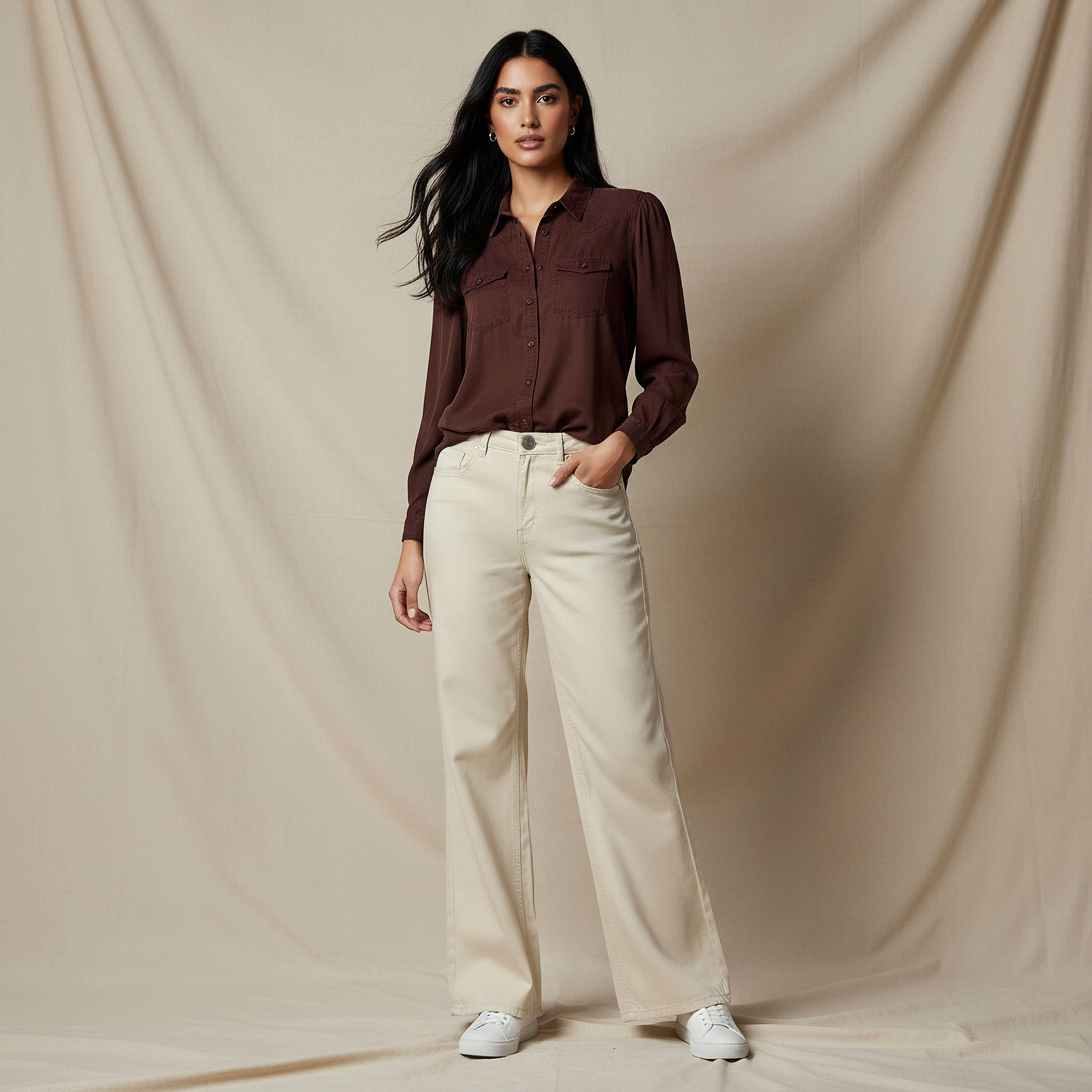 Wide Leg Jeans with Pockets-women-clothing-bottoms-jeans-image-2