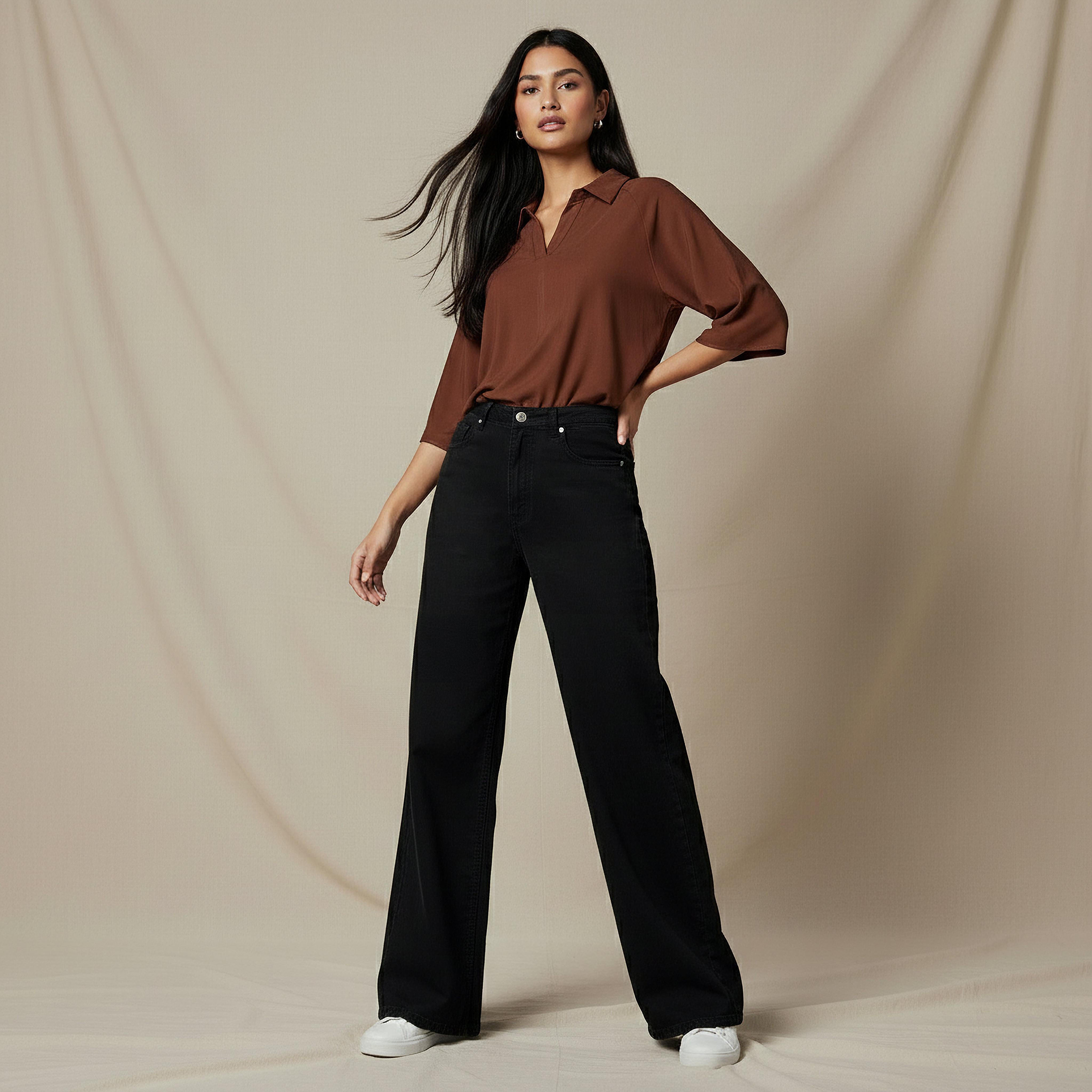 Wide Leg Jeans with Pockets-women-clothing-bottoms-jeans-image-2
