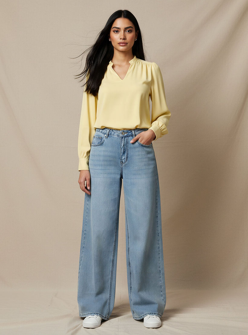 Wide Leg Jeans with Pockets-women-clothing-bottoms-jeans-image-5