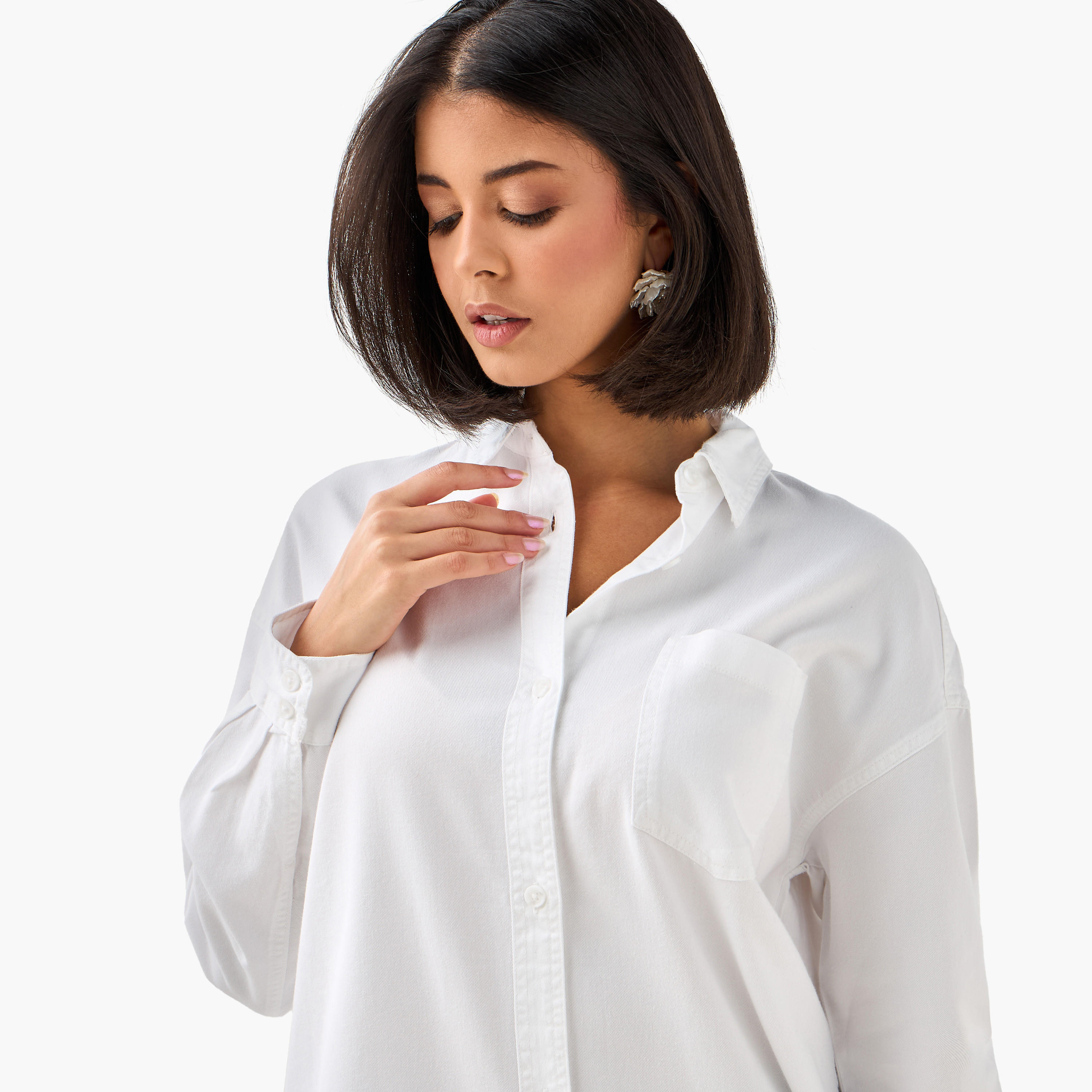 قميص طويل بجيب-women-clothing-shirtsandblouses-shirts-image-2