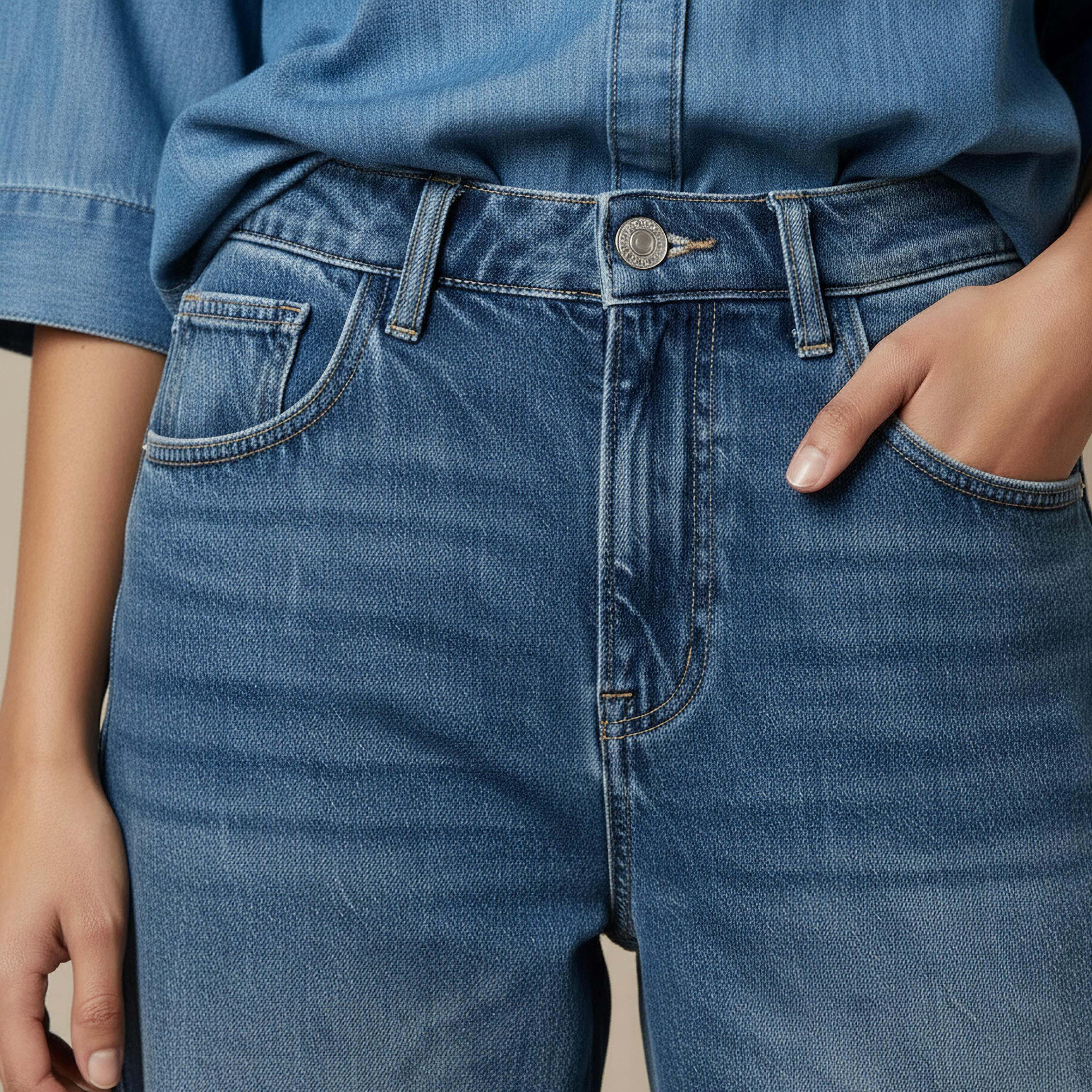 جينز بقصة مريحة وخصر متوسط-women-clothing-bottoms-jeans-image-4