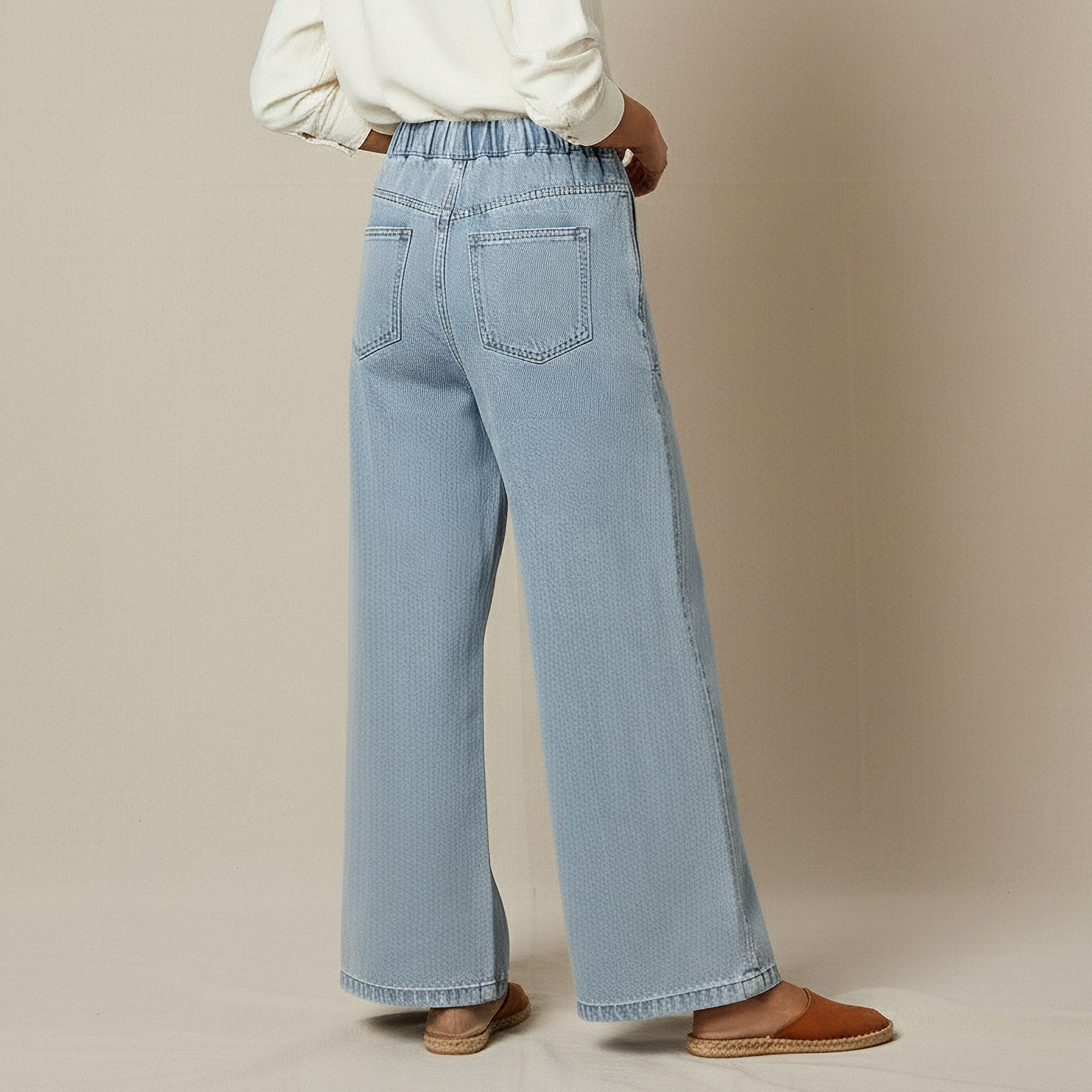 بتطلون جينز بقصة كاربنتر مع جيوب-women-clothing-bottoms-jeans-image-2