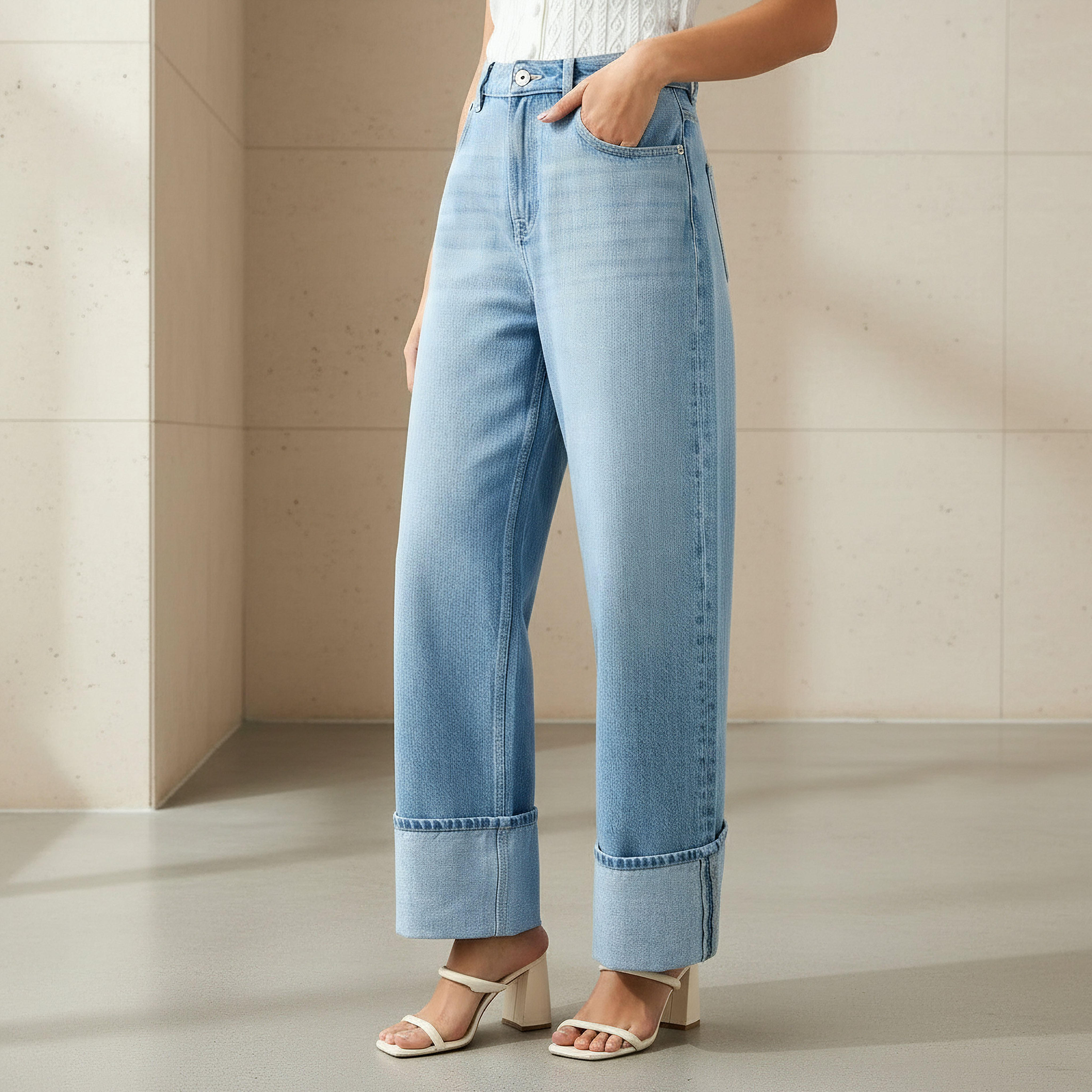 بنطلون جينز بحواف مطوية-women-clothing-bottoms-jeans-image-5