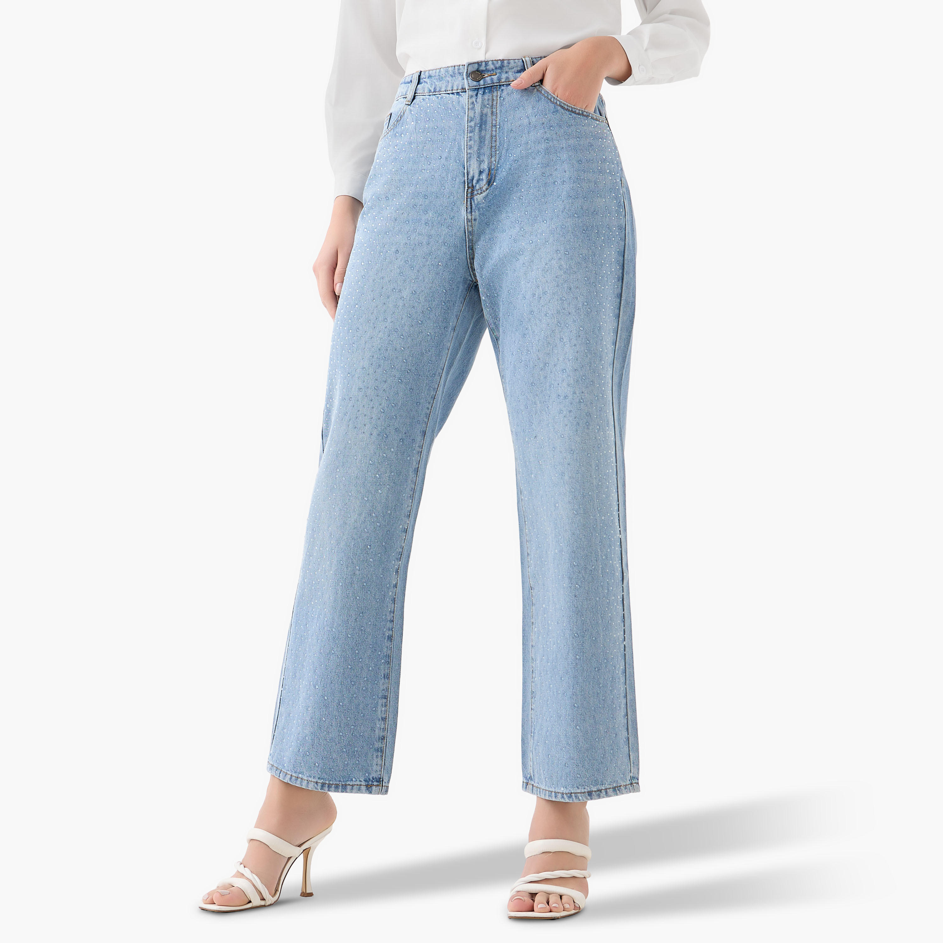High Rise Jeans with Embellishments-women-clothing-bottoms-jeans-image-4