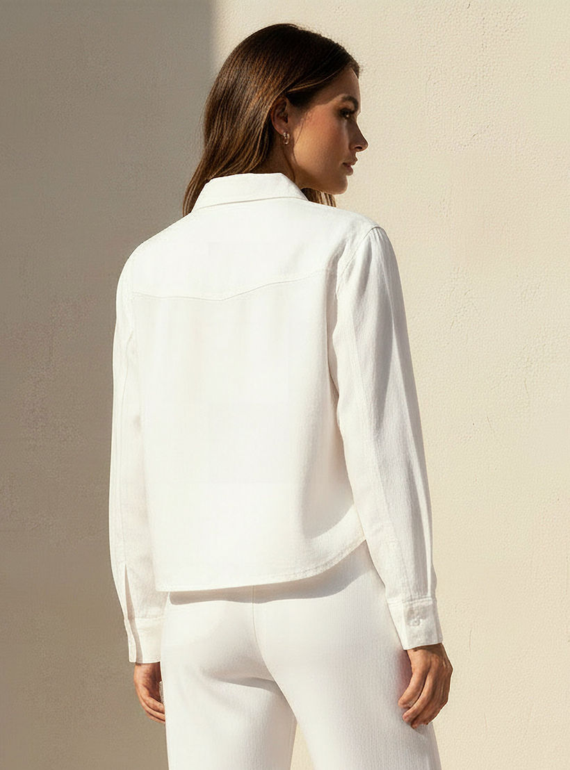 قميص دينم قصير ليوسيل مع جيوب-women-clothing-shirtsandblouses-shirts-image-4