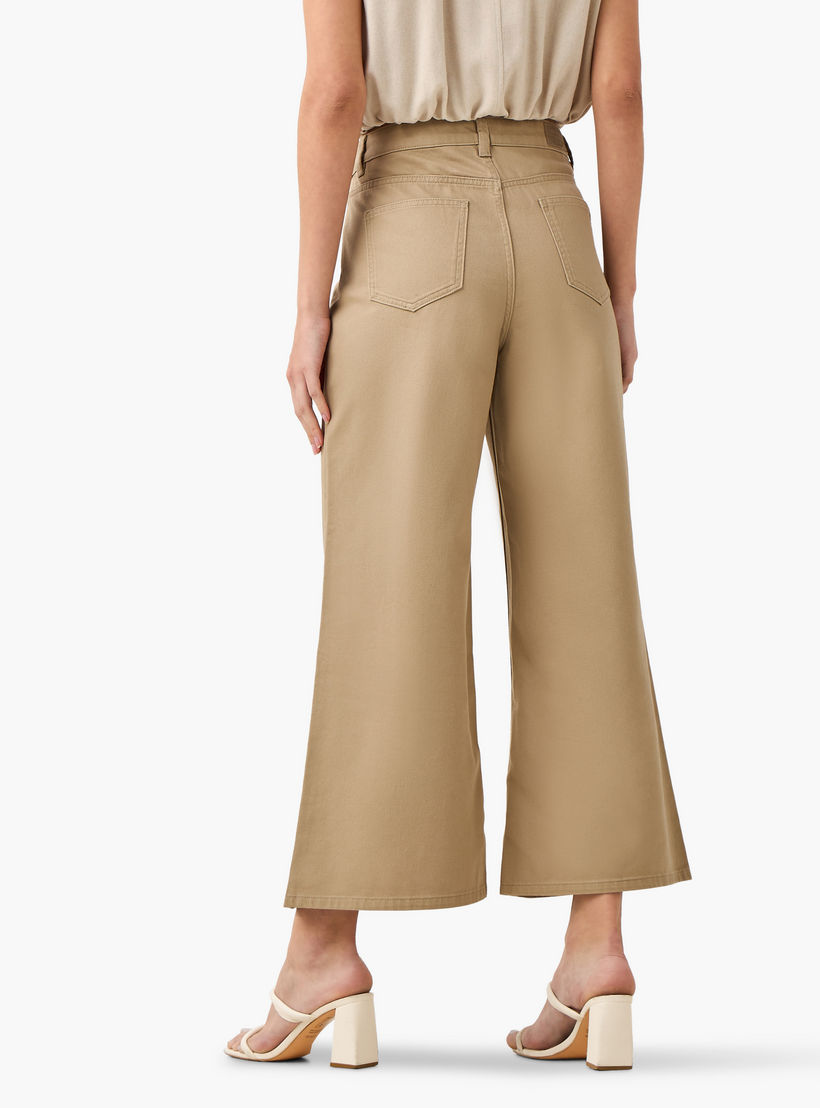 بنطلون جينز قطن واسع الساقين وقصير بخصر عالٍ-women-clothing-bottoms-jeans-image-5