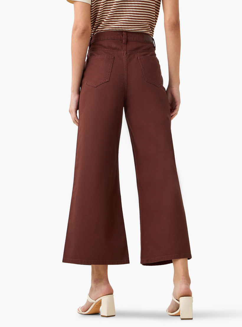 بنطلون جينز قطن واسع الساقين وقصير بخصر عالٍ-women-clothing-bottoms-jeans-image-5