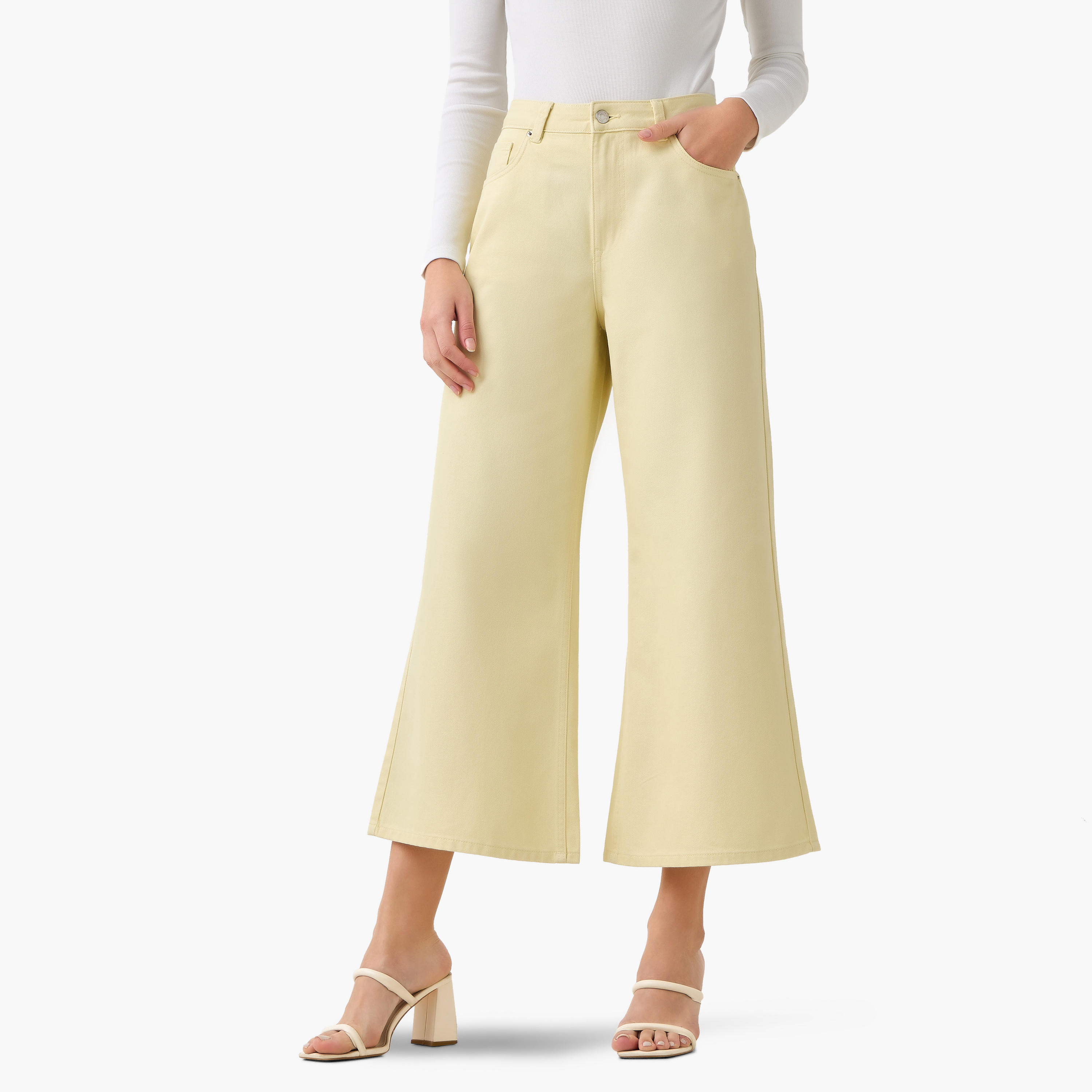 Wide Leg High-Rise Jeans Cropped Cotton-women-clothing-bottoms-jeans-image-2