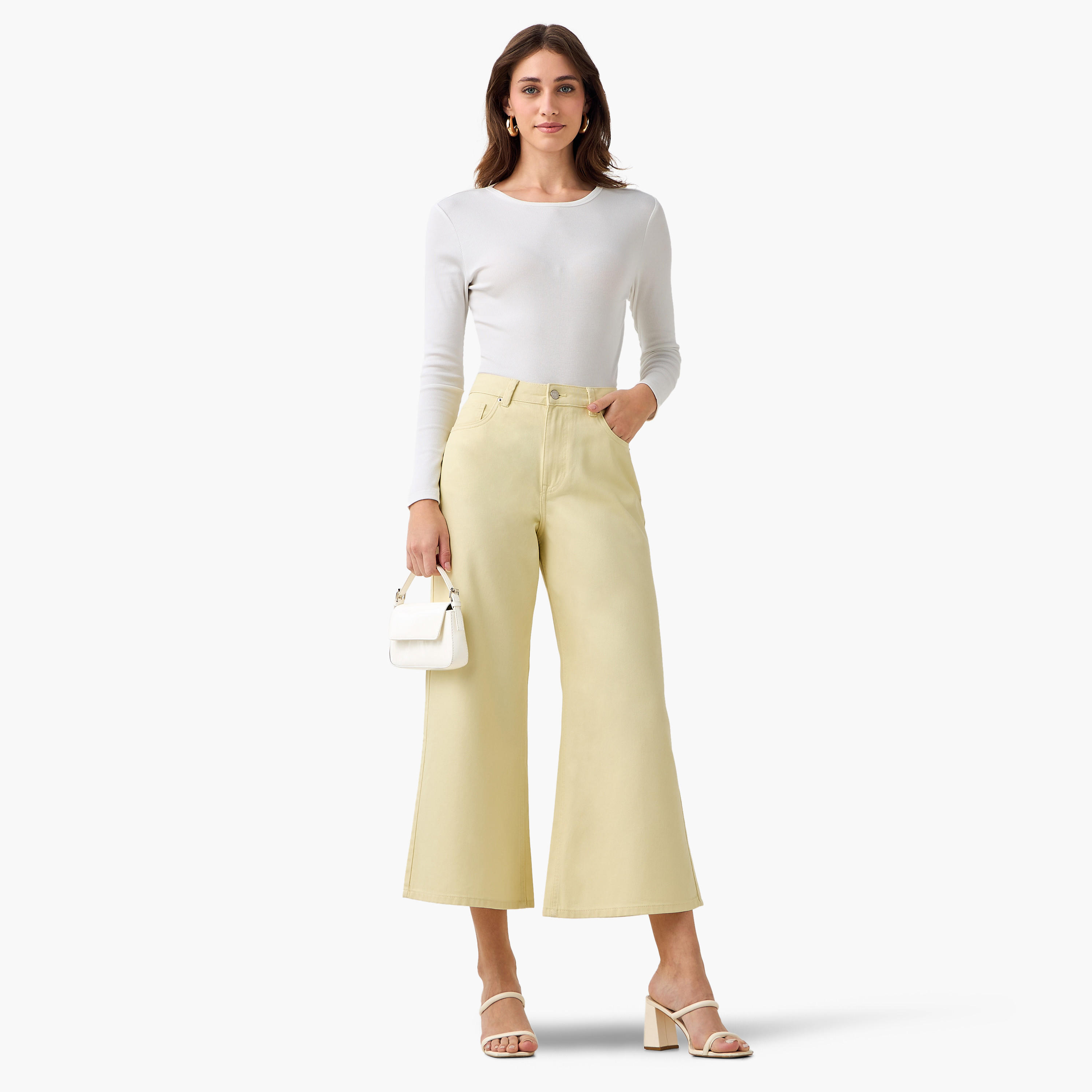 Wide Leg High-Rise Jeans Cropped Cotton-women-clothing-bottoms-jeans-image-4