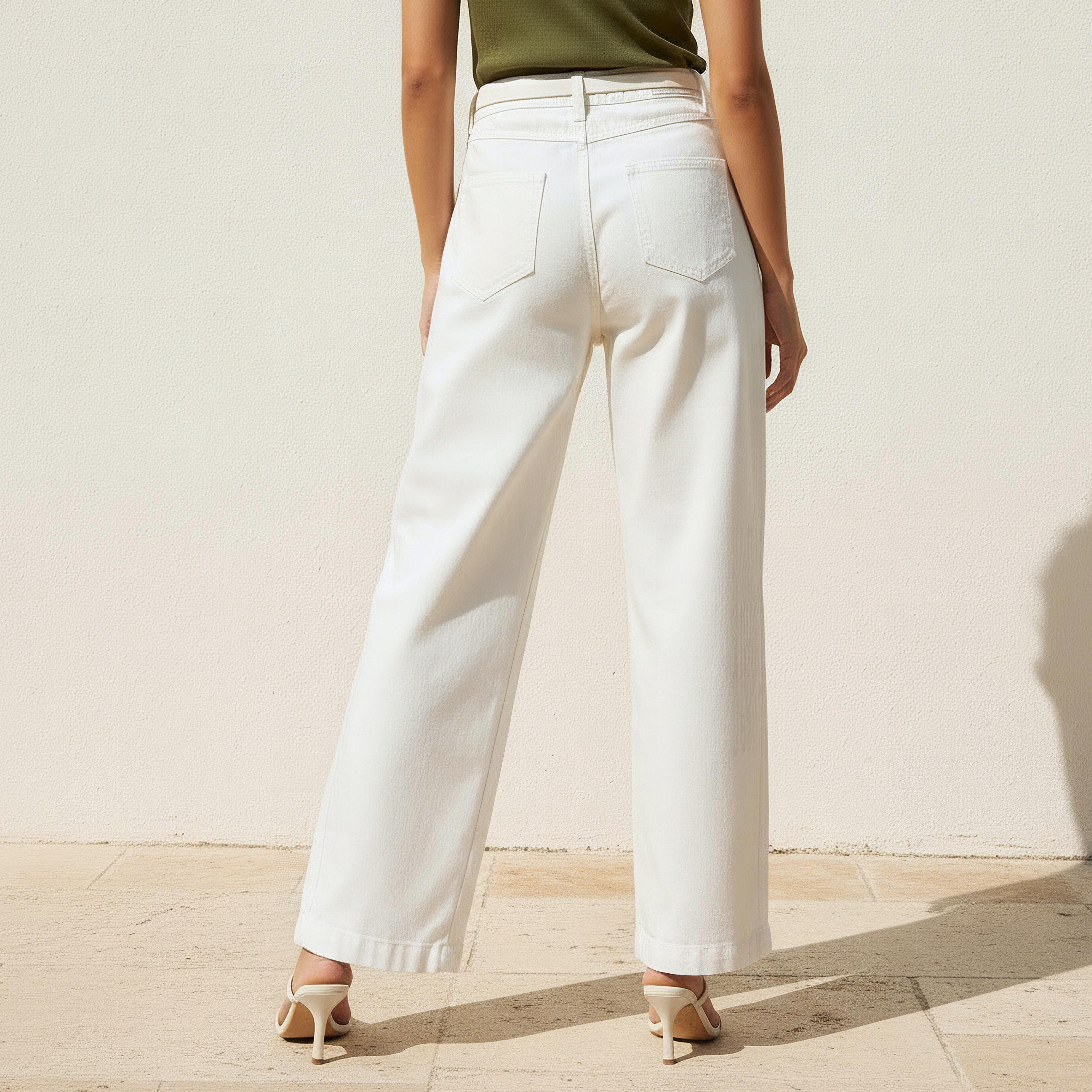 Straight Fit Mid-Rise Jeans with Belt Cotton-women-clothing-bottoms-jeans-image-4