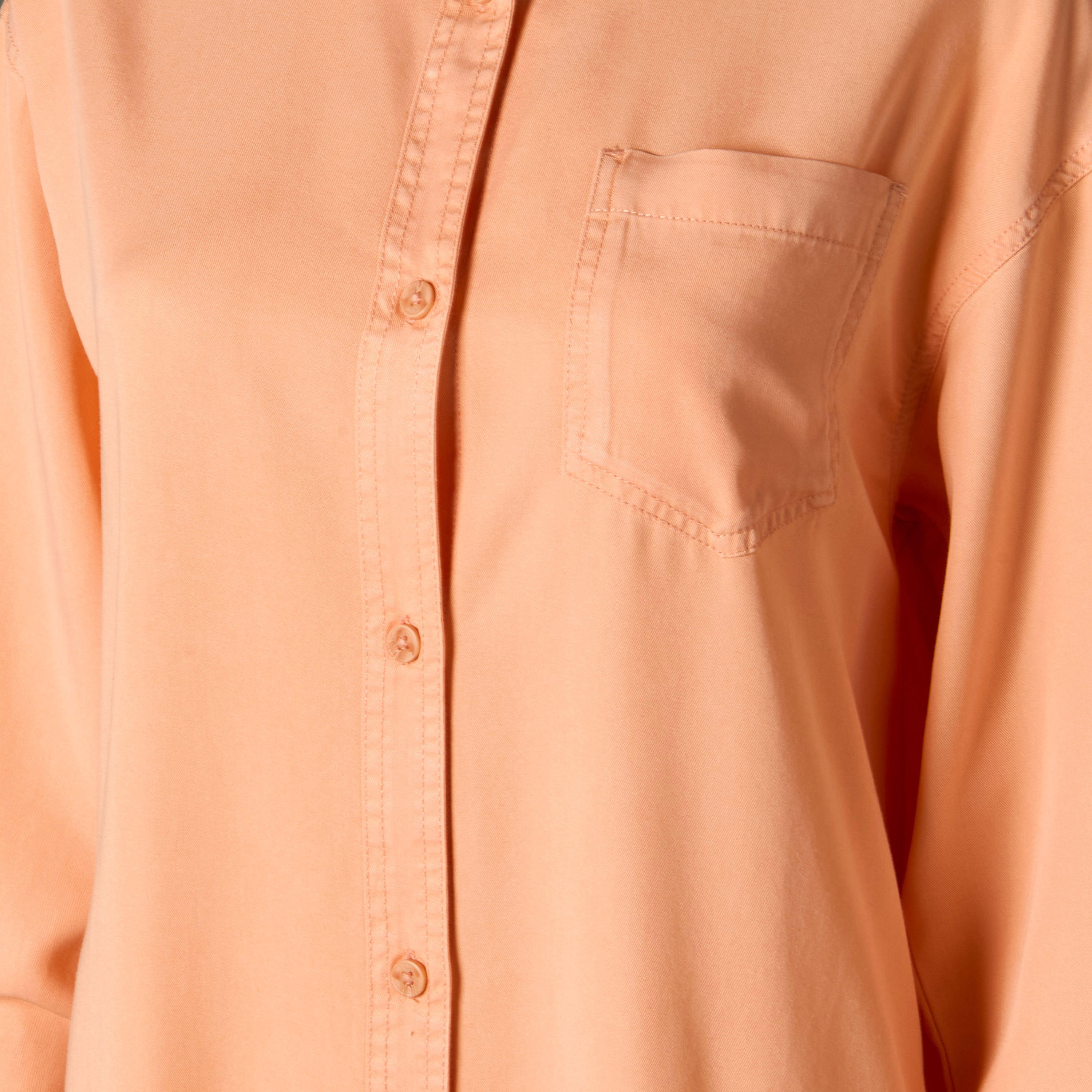 Tencel Longline Shirt with Chest Pocket-women-clothing-shirtsandblouses-shirts-image-2