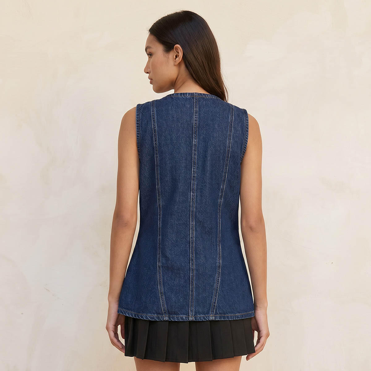معطف خصر قطن بجيوب من لي كوبر-women-clothing-shirtsandblouses-blouses-image-4