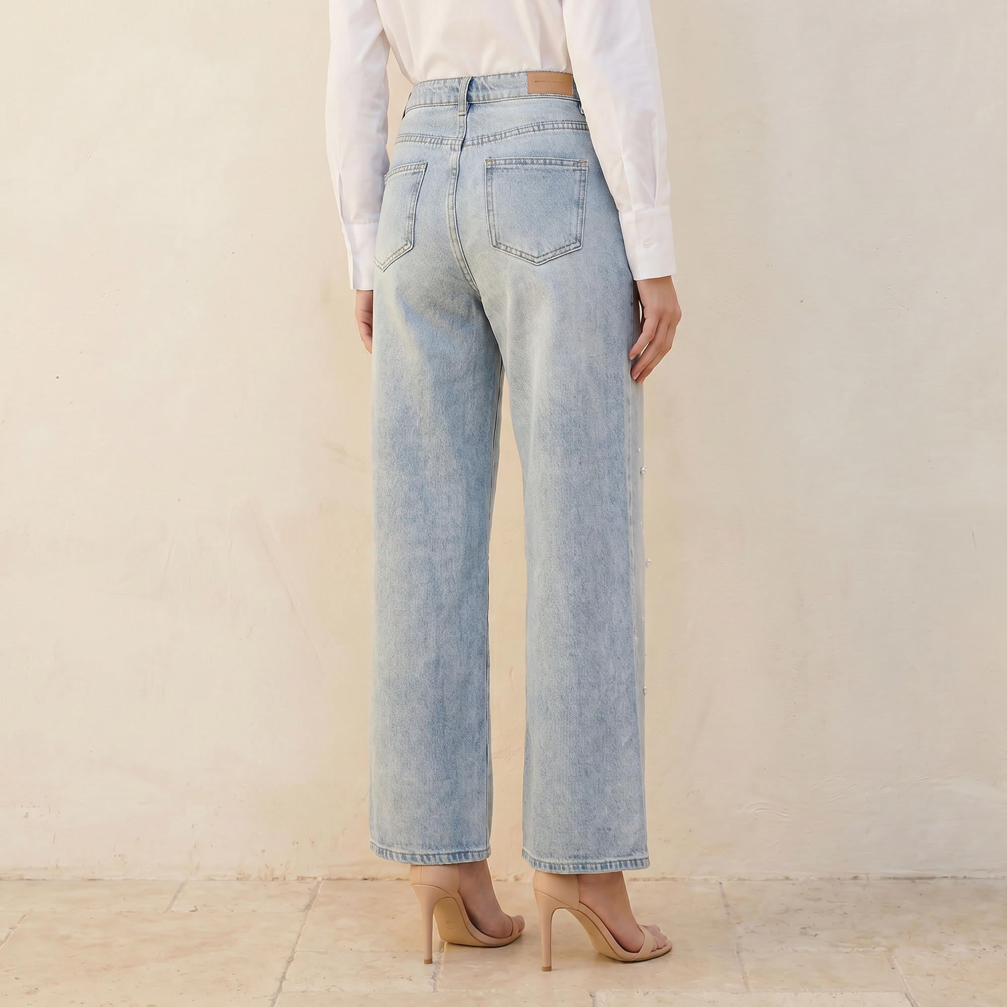 Splash Denim Wide Leg Embellished Jeans-women-clothing-bottoms-jeans-image-4