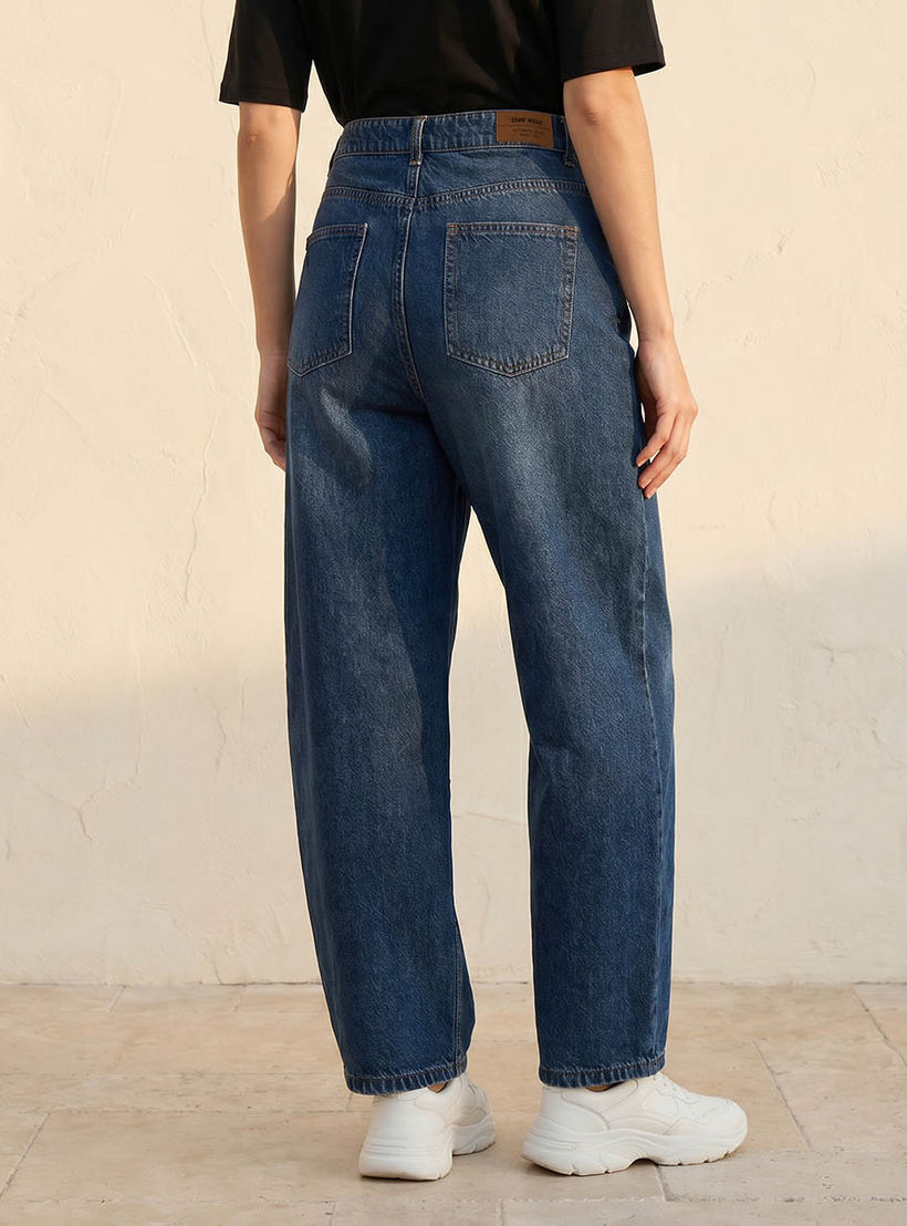 بنطلون جينز بقصة برميل من سبلاش دينم-women-clothing-bottoms-jeans-image-4
