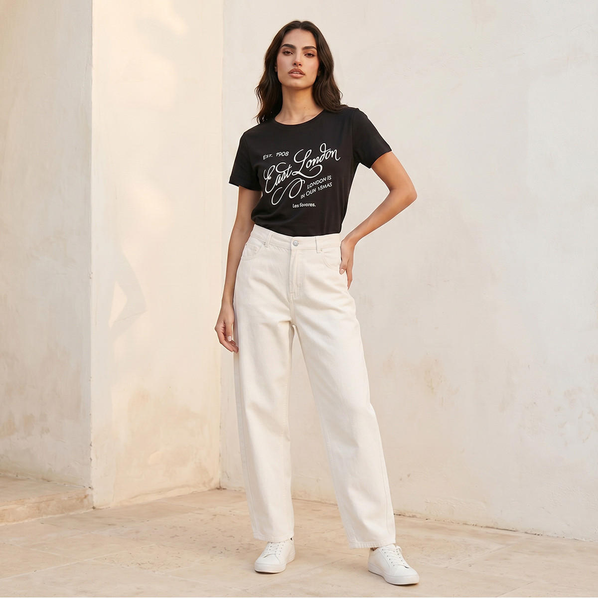 Splash Denim Barrel Fit Button Closure Cotton Twisted Seam Jeans-women-clothing-bottoms-jeans-image-3