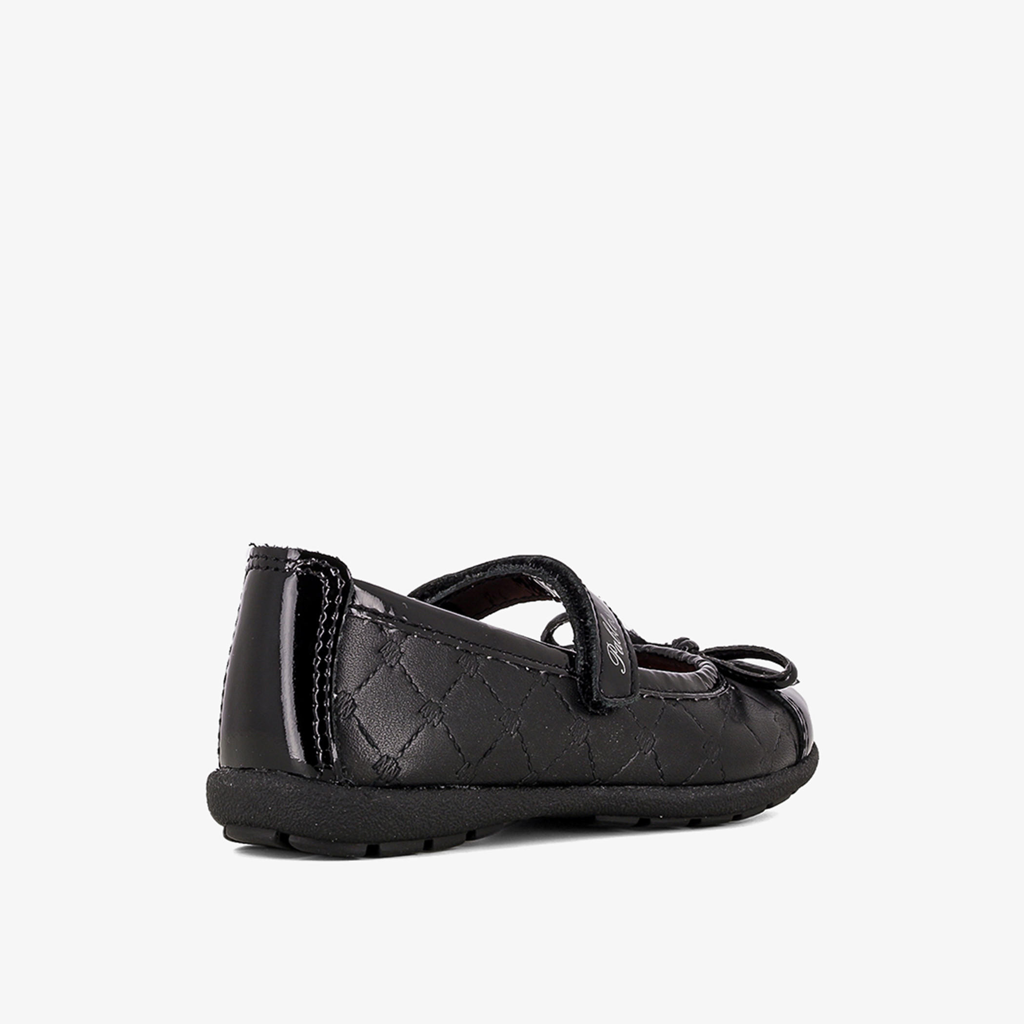 Pablosky Girls' Bow Accent Leather School Shoes with Hook and Loop Closure-girls-shoes-maryjanes-image-10