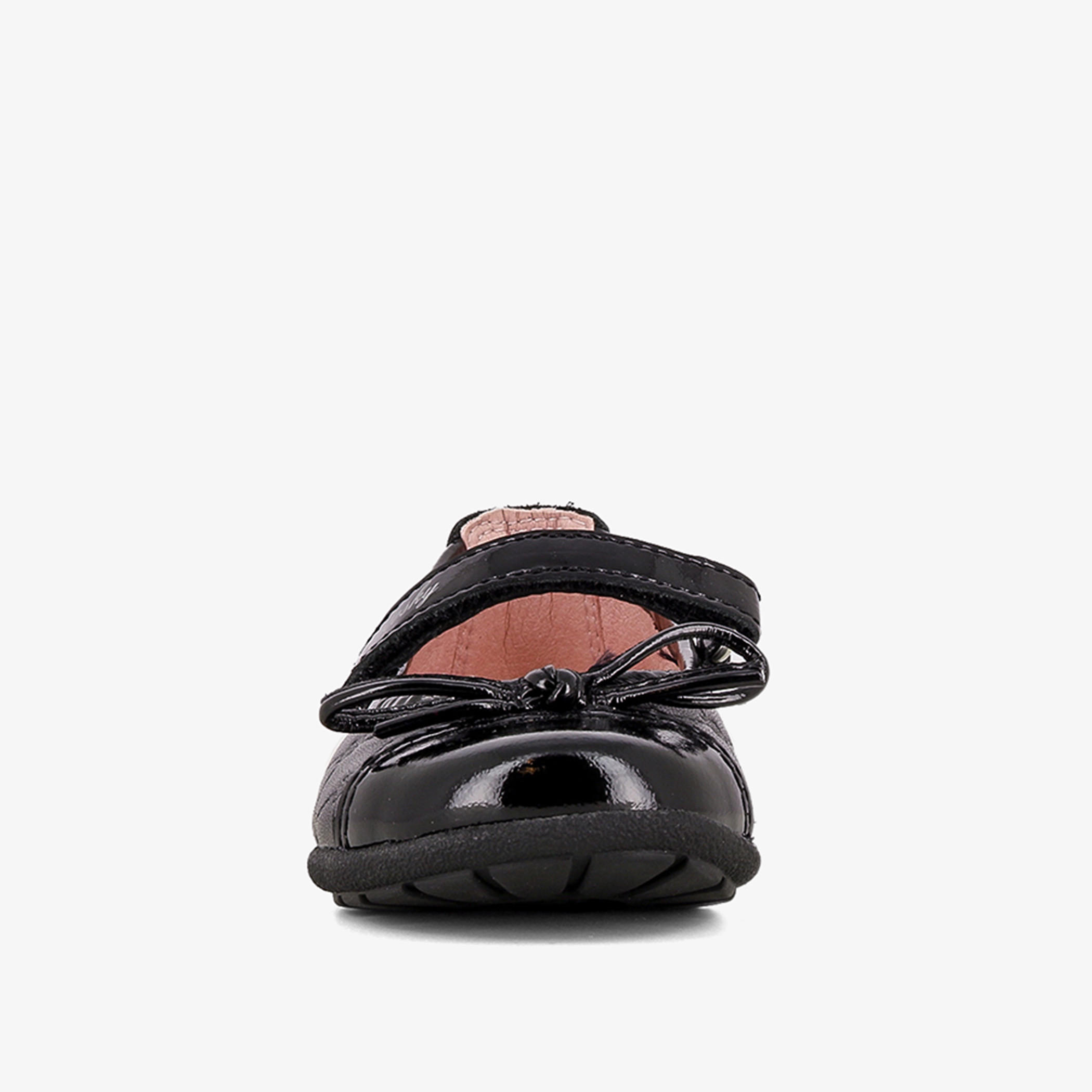 Pablosky Girls' Bow Accent Leather School Shoes with Hook and Loop Closure-girls-shoes-maryjanes-image-15