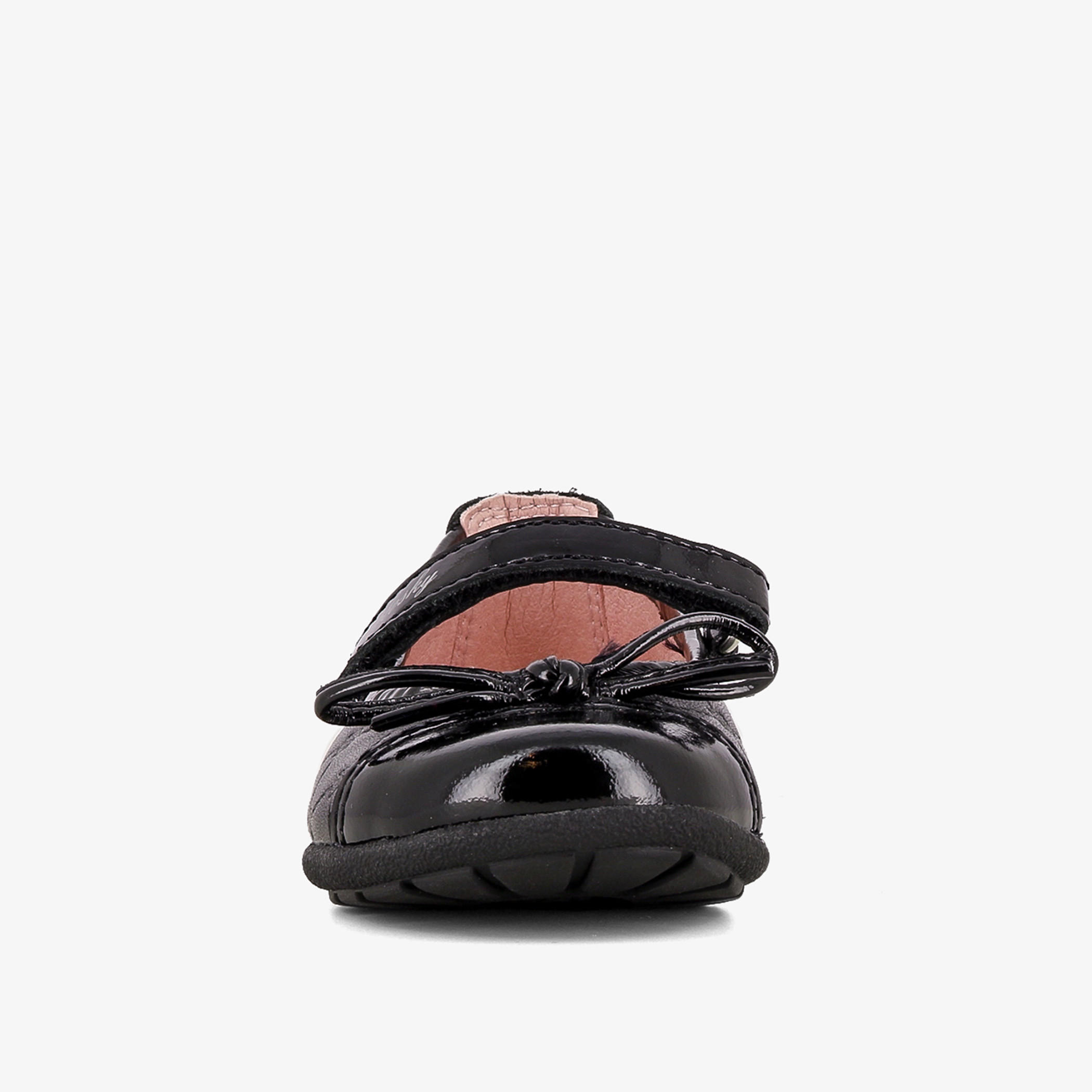 Pablosky Girls' Bow Accent Leather School Shoes with Hook and Loop Closure-girls-shoes-maryjanes-image-7