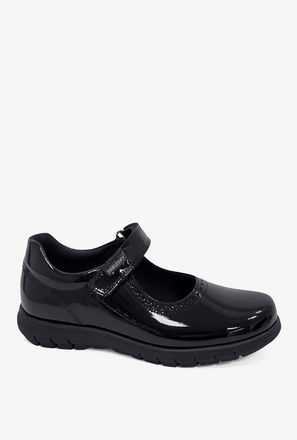 حذاء كانفاس مزيّن بشريط إغلاق لاصق للبنات من بابلوسكي-girls-shoes-maryjanes-image-1