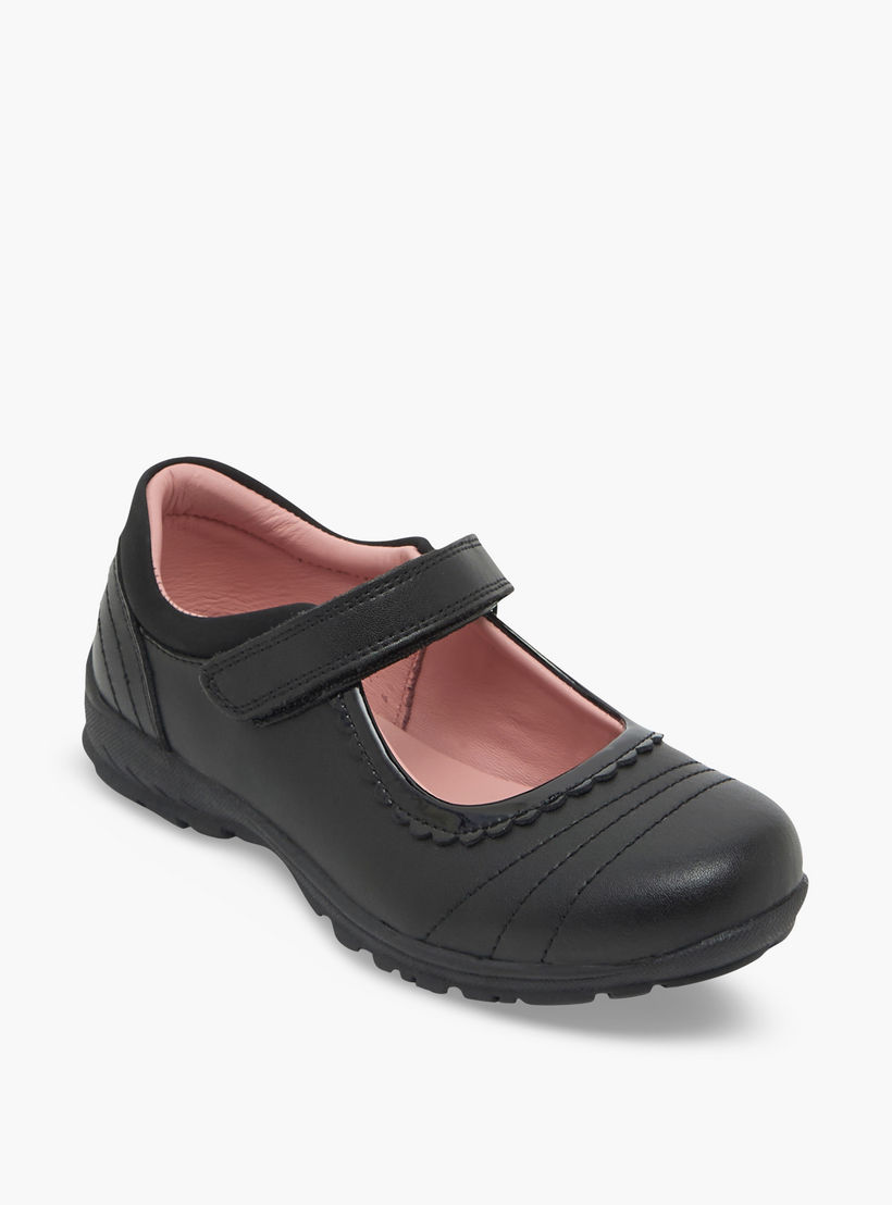 Juniors Girls Hook & Loop Mary Jane School Shoes-girls-shoes-maryjanes-image-2