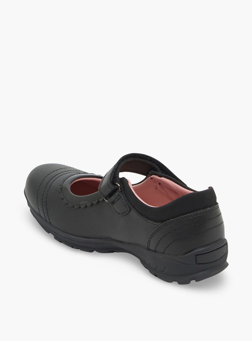 Juniors Girls Hook & Loop Mary Jane School Shoes-girls-shoes-maryjanes-image-5