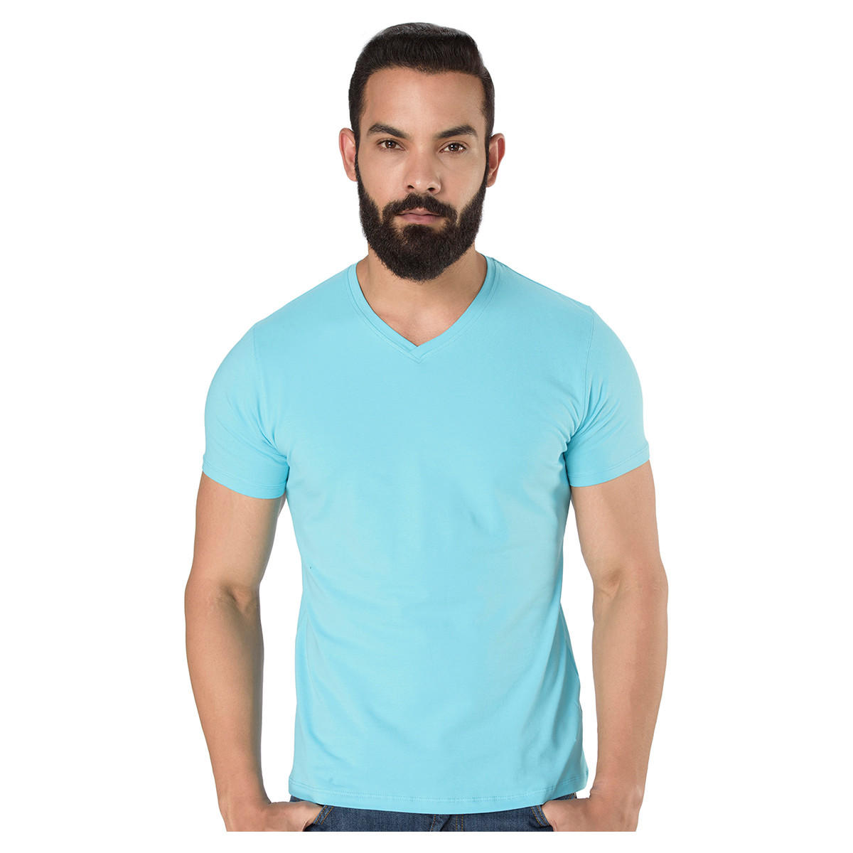 Short Sleeves V-neck T-shirt-men-clothing-tshirtsandpolos-tshirts-image-1