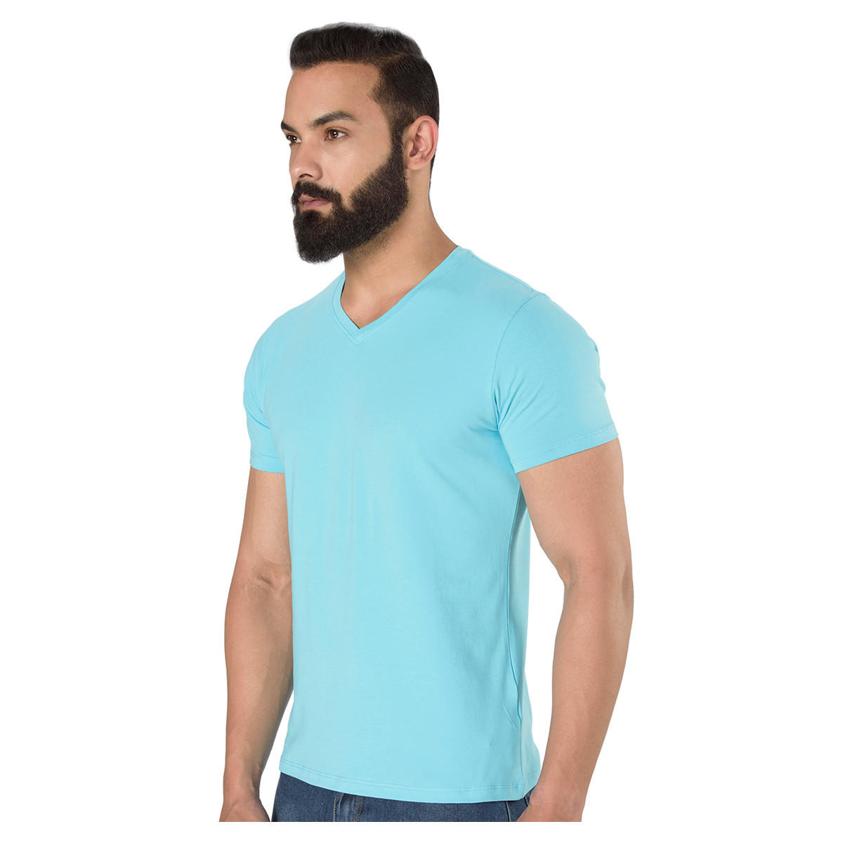 Short Sleeves V-neck T-shirt-men-clothing-tshirtsandpolos-tshirts-image-3