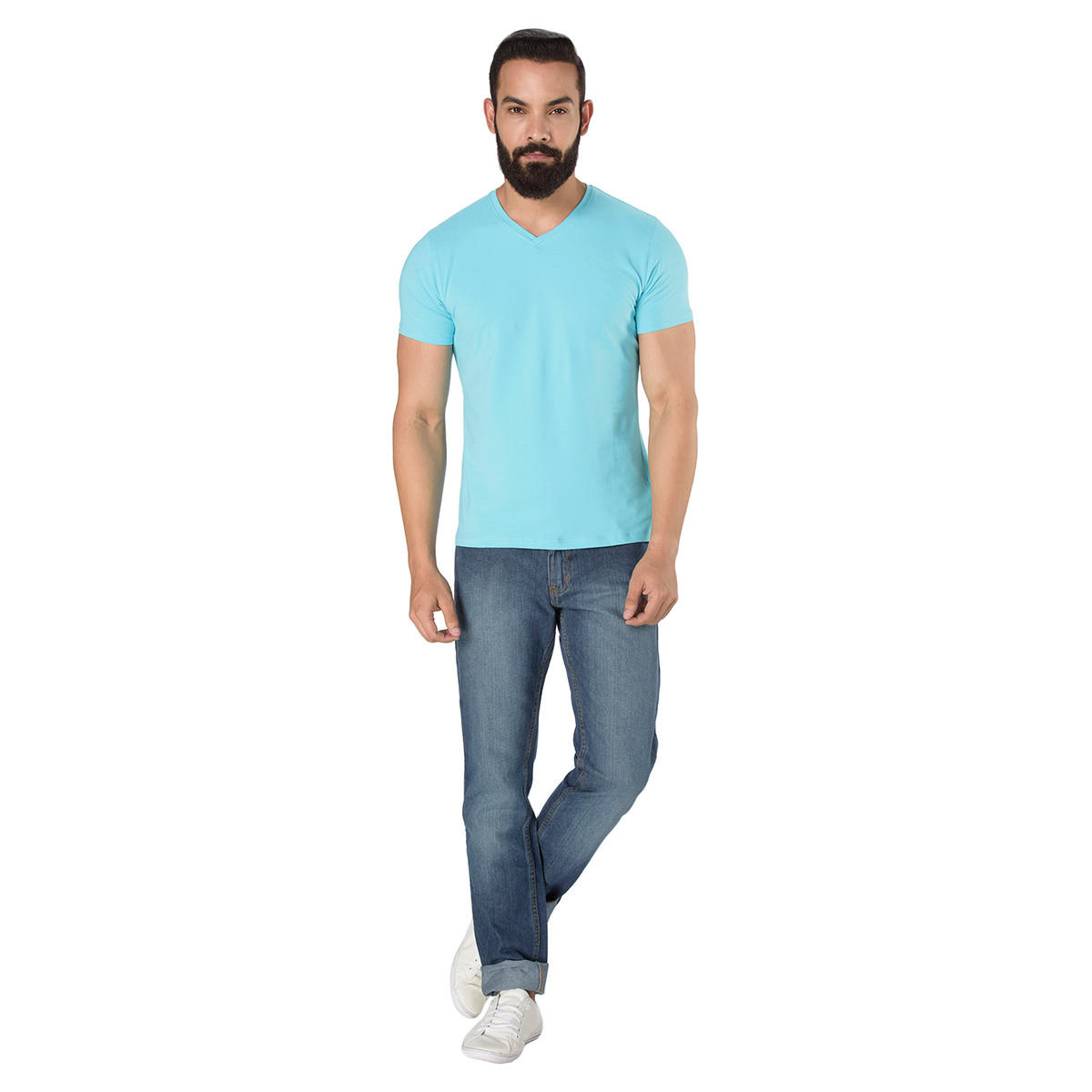 Short Sleeves V-neck T-shirt-men-clothing-tshirtsandpolos-tshirts-image-5