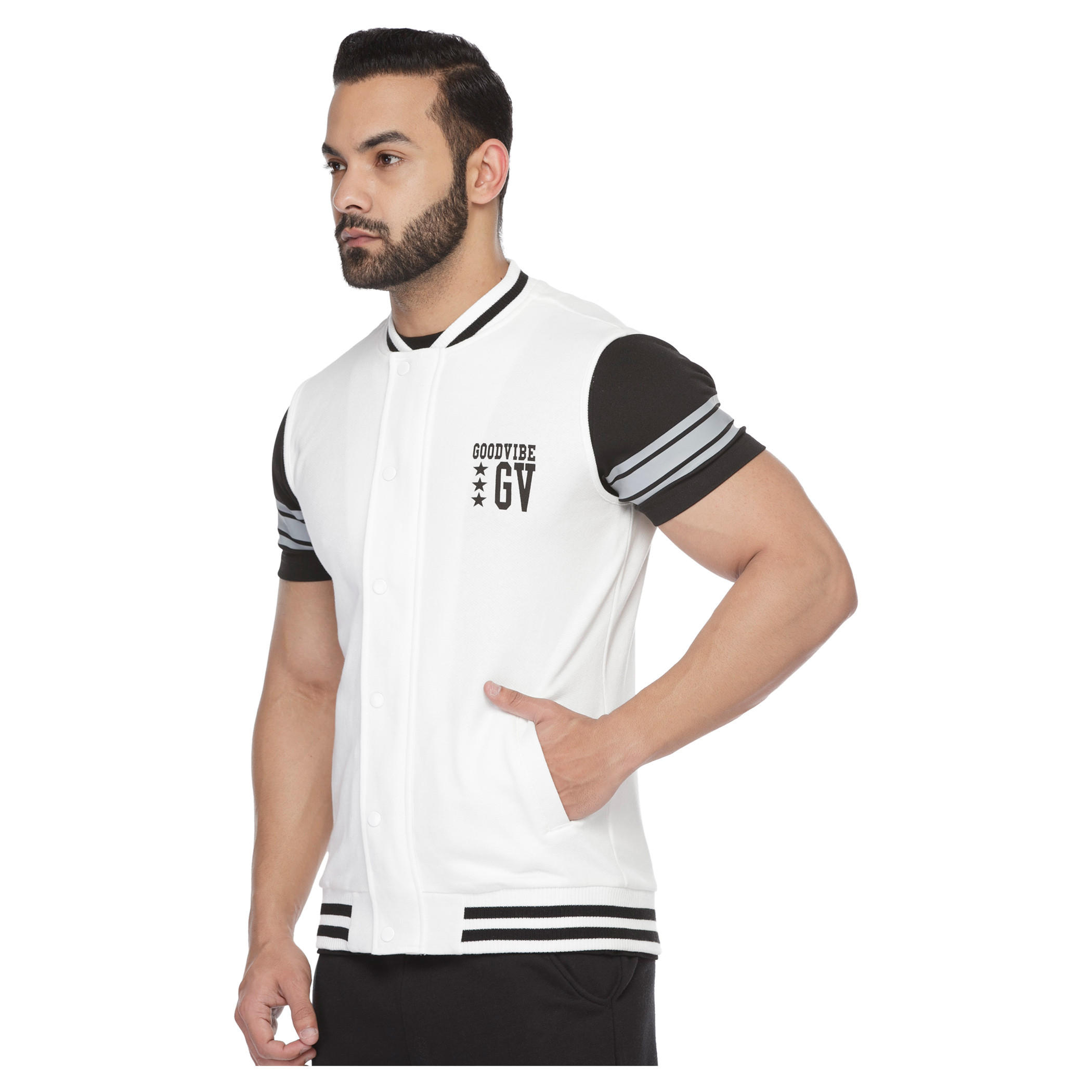 Short Sleeves Casual Jacket-men-winterwear-hoodiesandsweatshirts-image-3