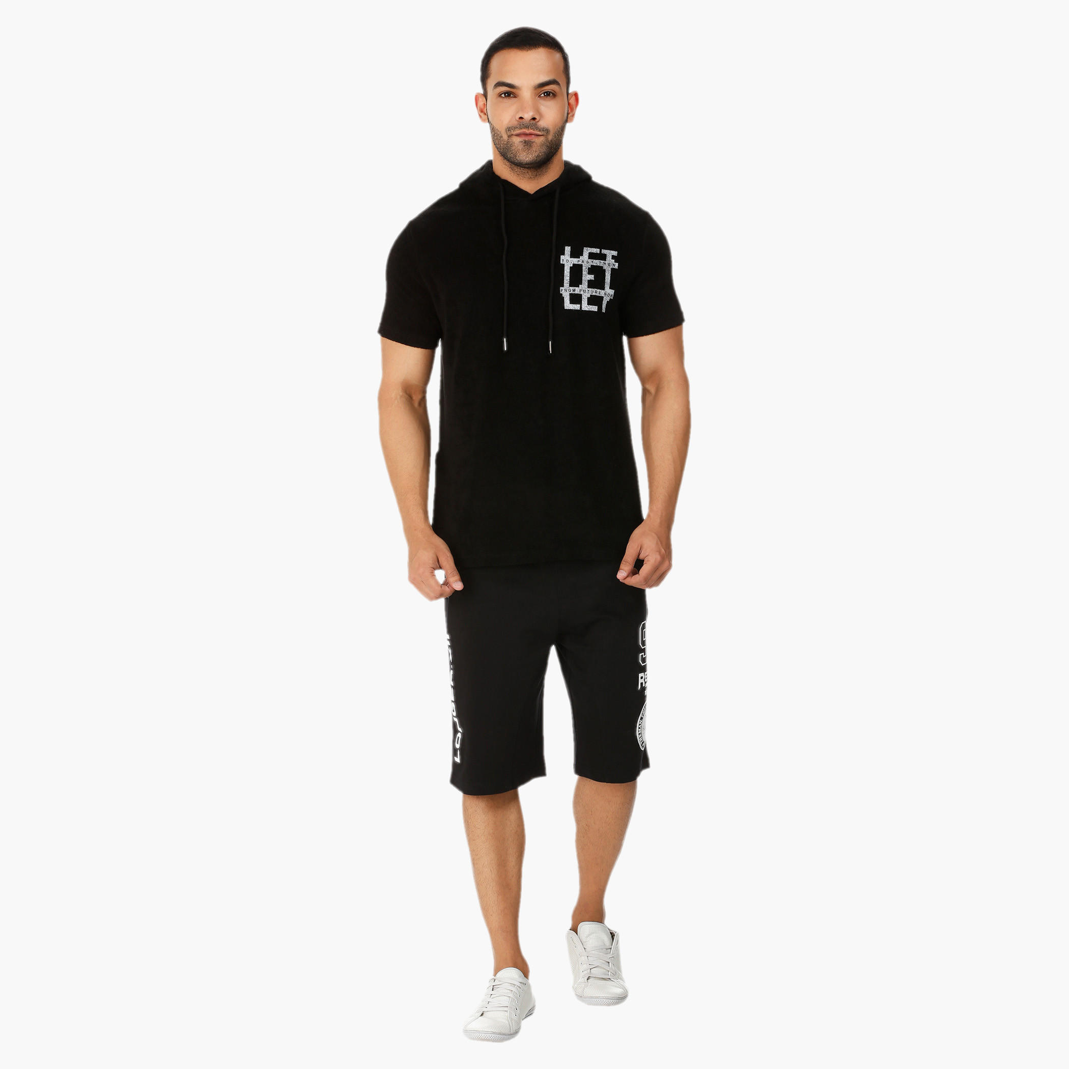 Hooded High-low T-shirt-men-winterwear-hoodiesandsweatshirts-image-5