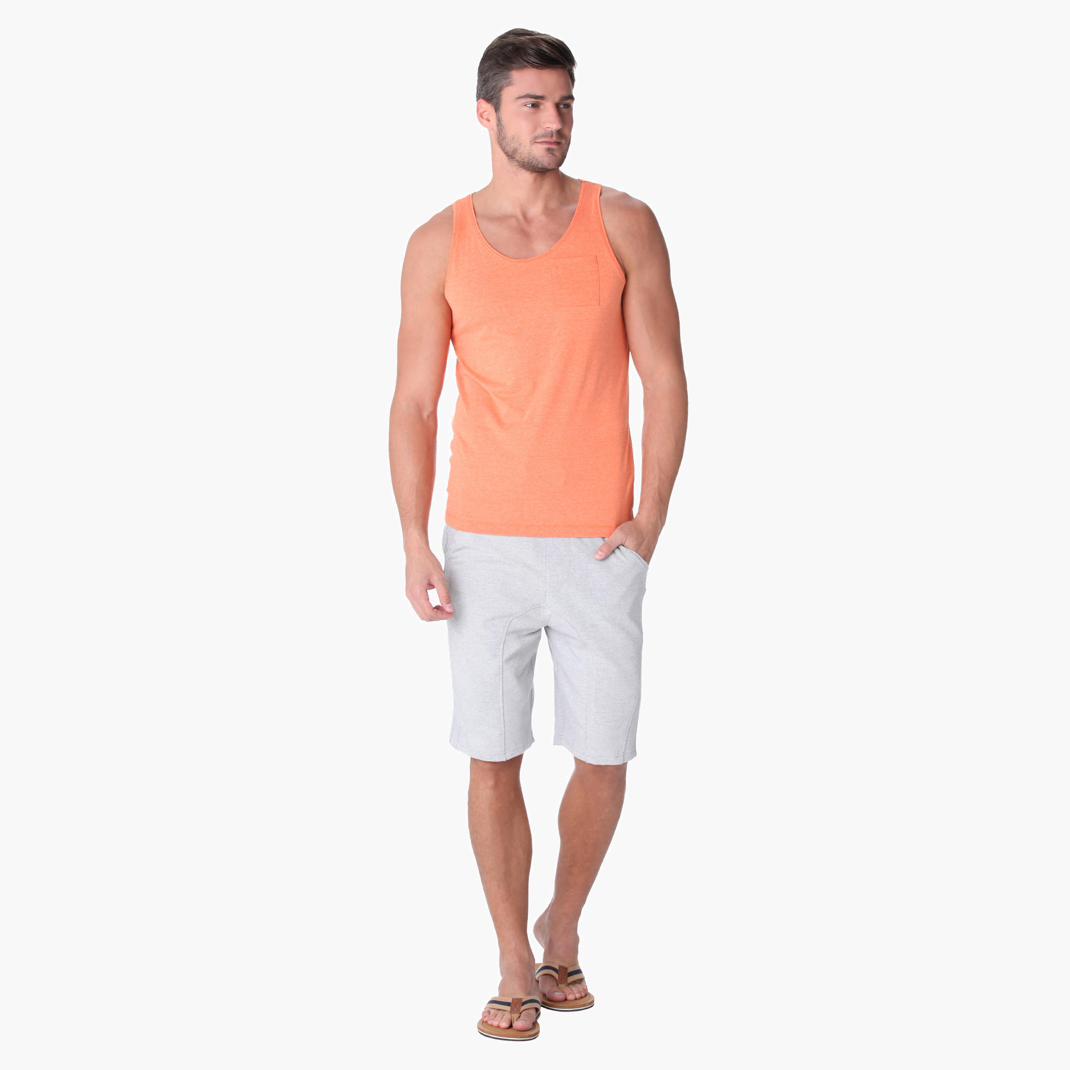 Solid Colour Shorts-men-clothing-bottoms-shorts-image-5