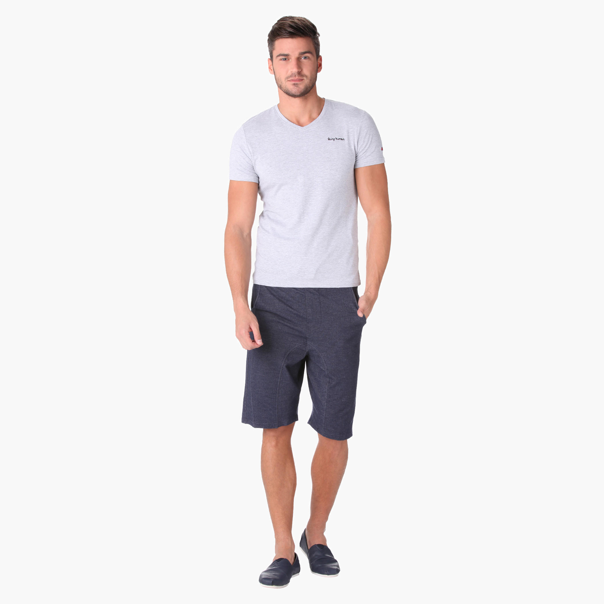 Solid Colour Shorts-men-clothing-bottoms-shorts-image-5