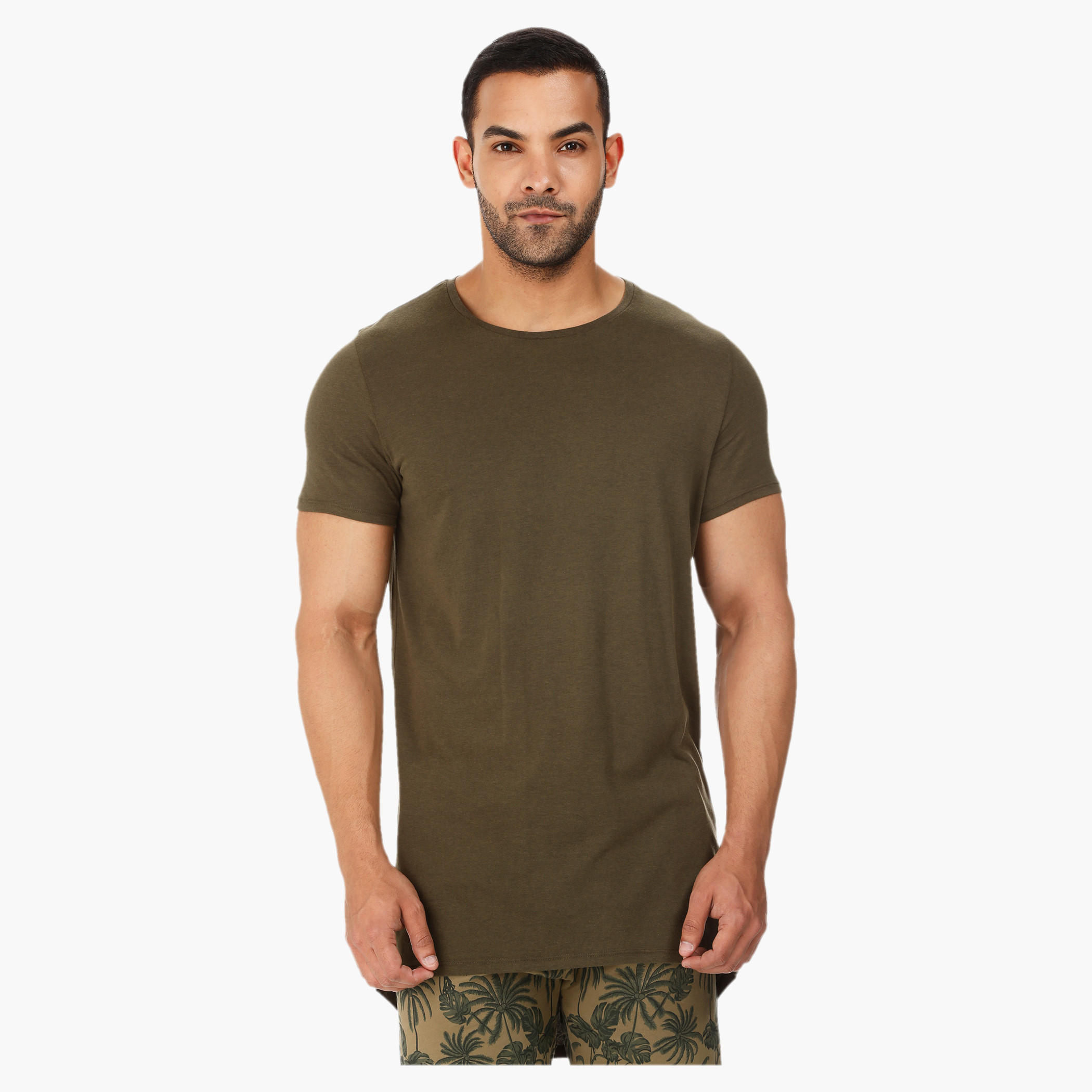 High-low Round Neck T-shirt-men-clothing-tshirtsandpolos-tshirts-image-1