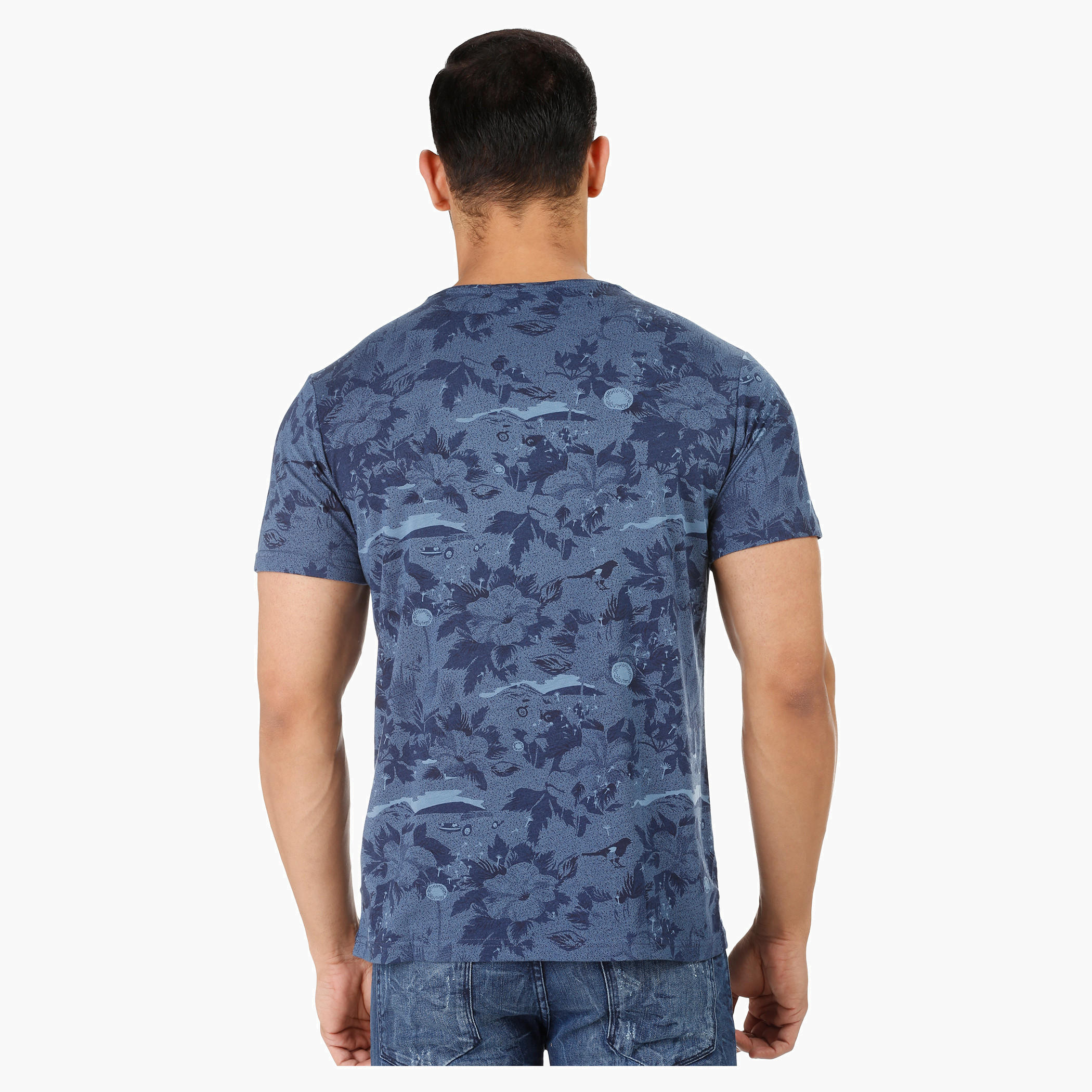 Floral Print Crew Neck T-shirt-men-clothing-tshirtsandpolos-tshirts-image-2