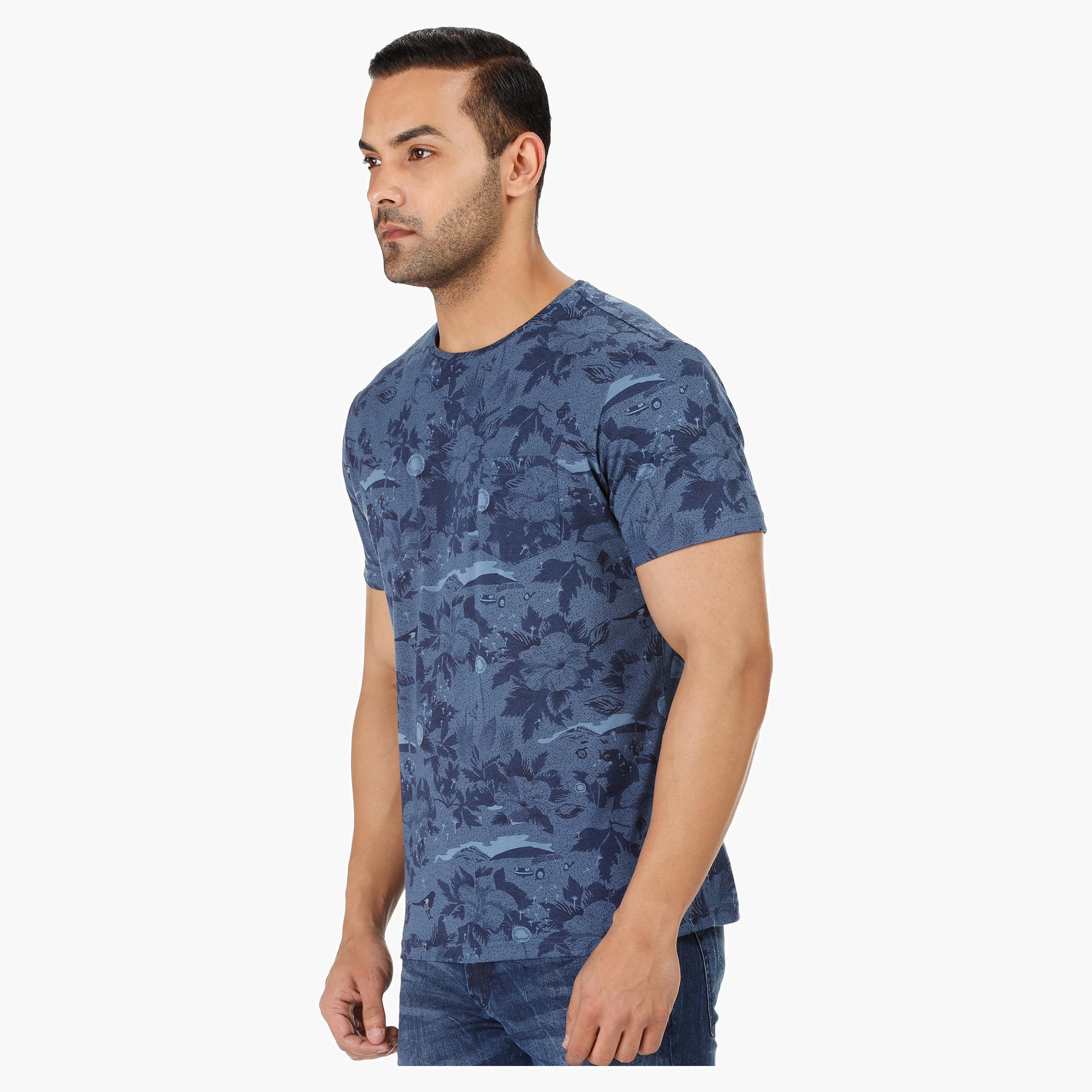 Floral Print Crew Neck T-shirt-men-clothing-tshirtsandpolos-tshirts-image-3