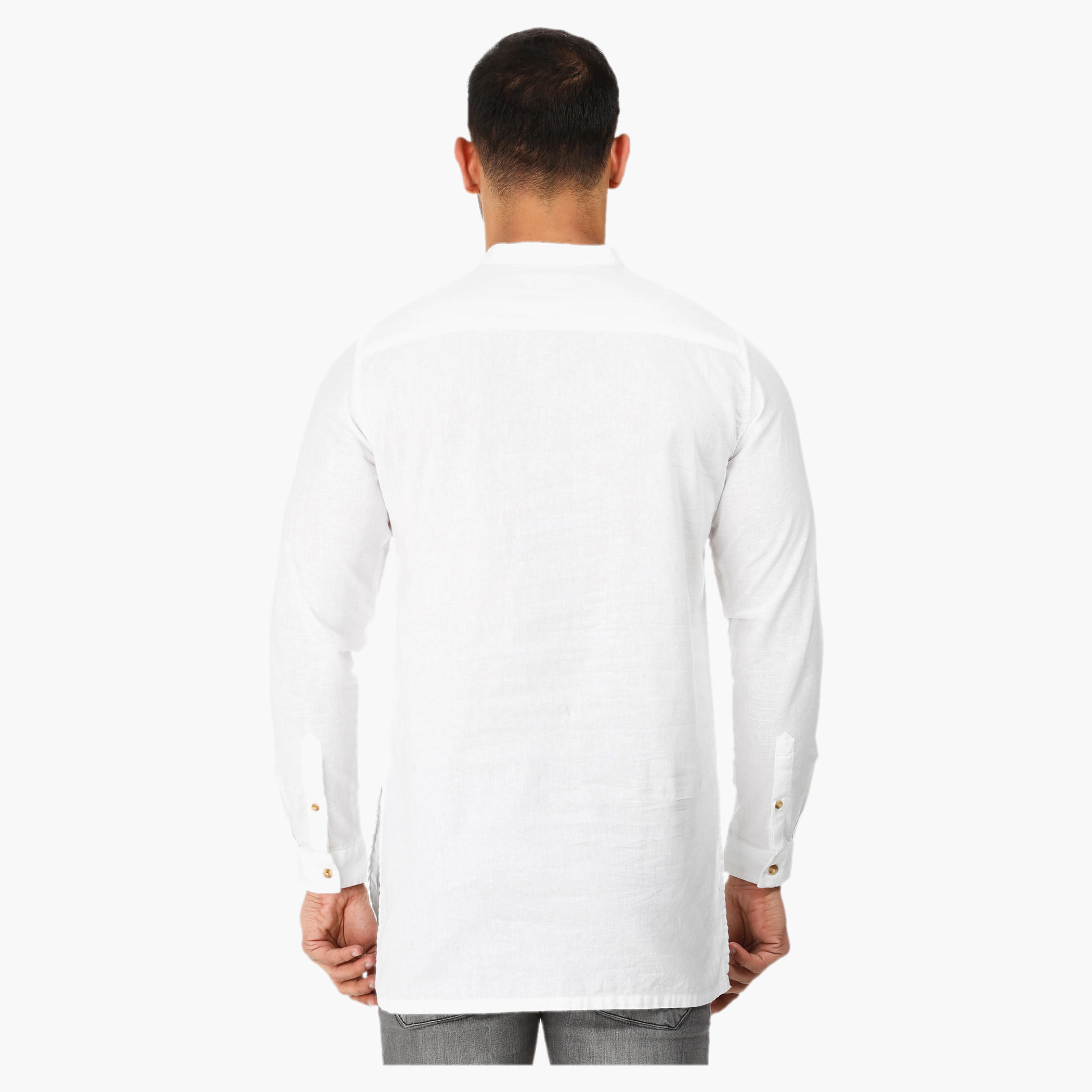 Mandarin Collar T-shirt-men-clothing-shirts-image-4