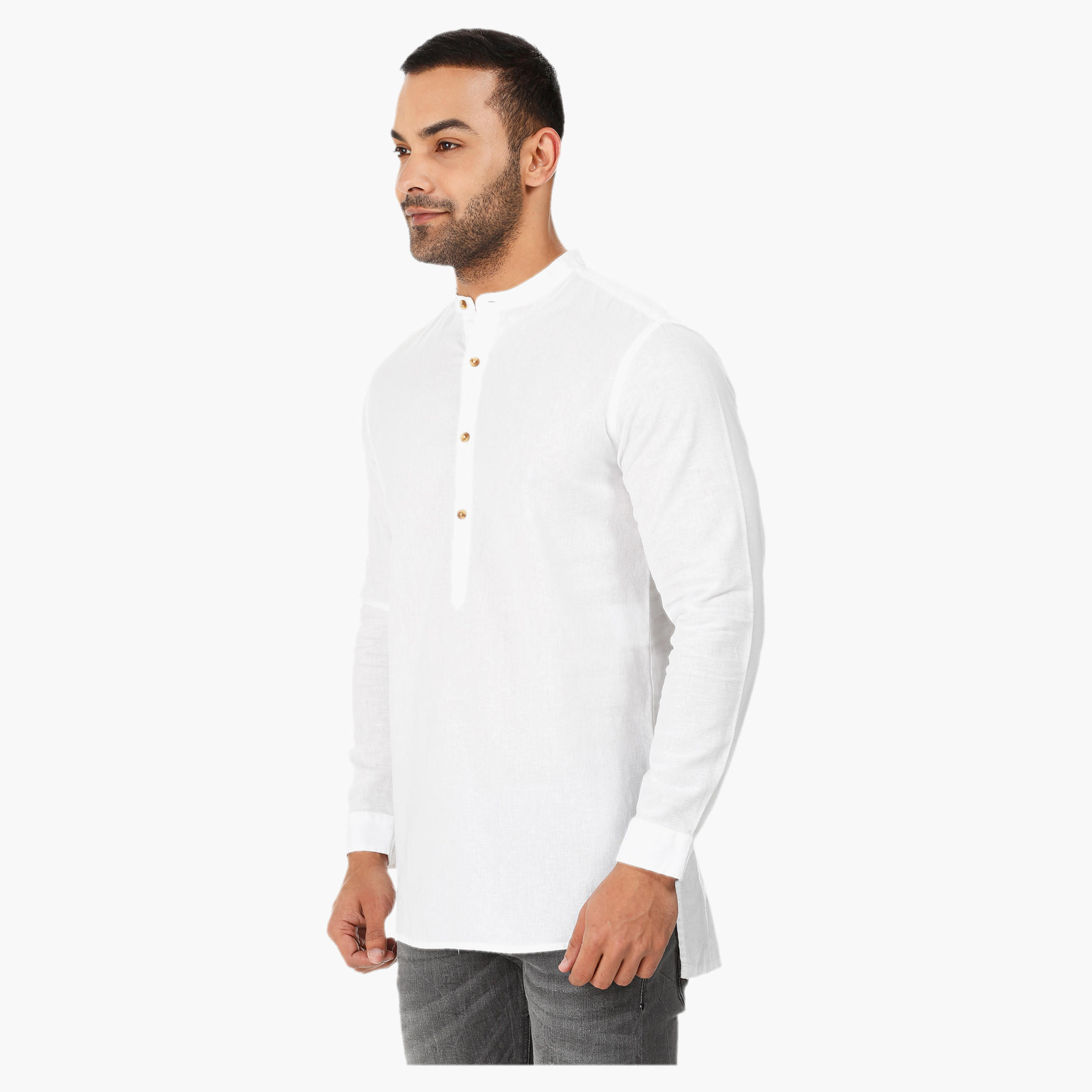 Mandarin Collar T-shirt-men-clothing-shirts-image-3