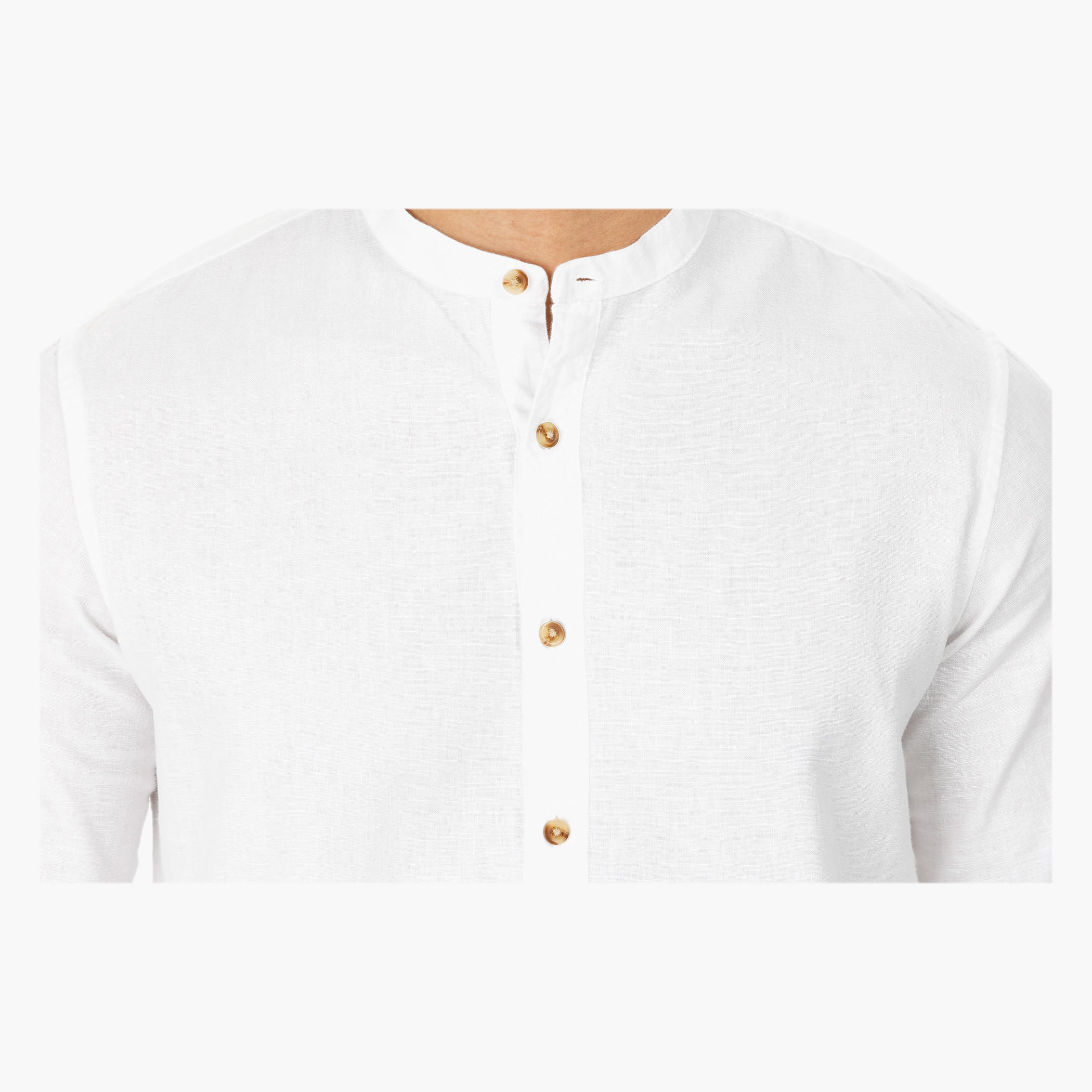 Mandarin Collar T-shirt-men-clothing-shirts-image-4