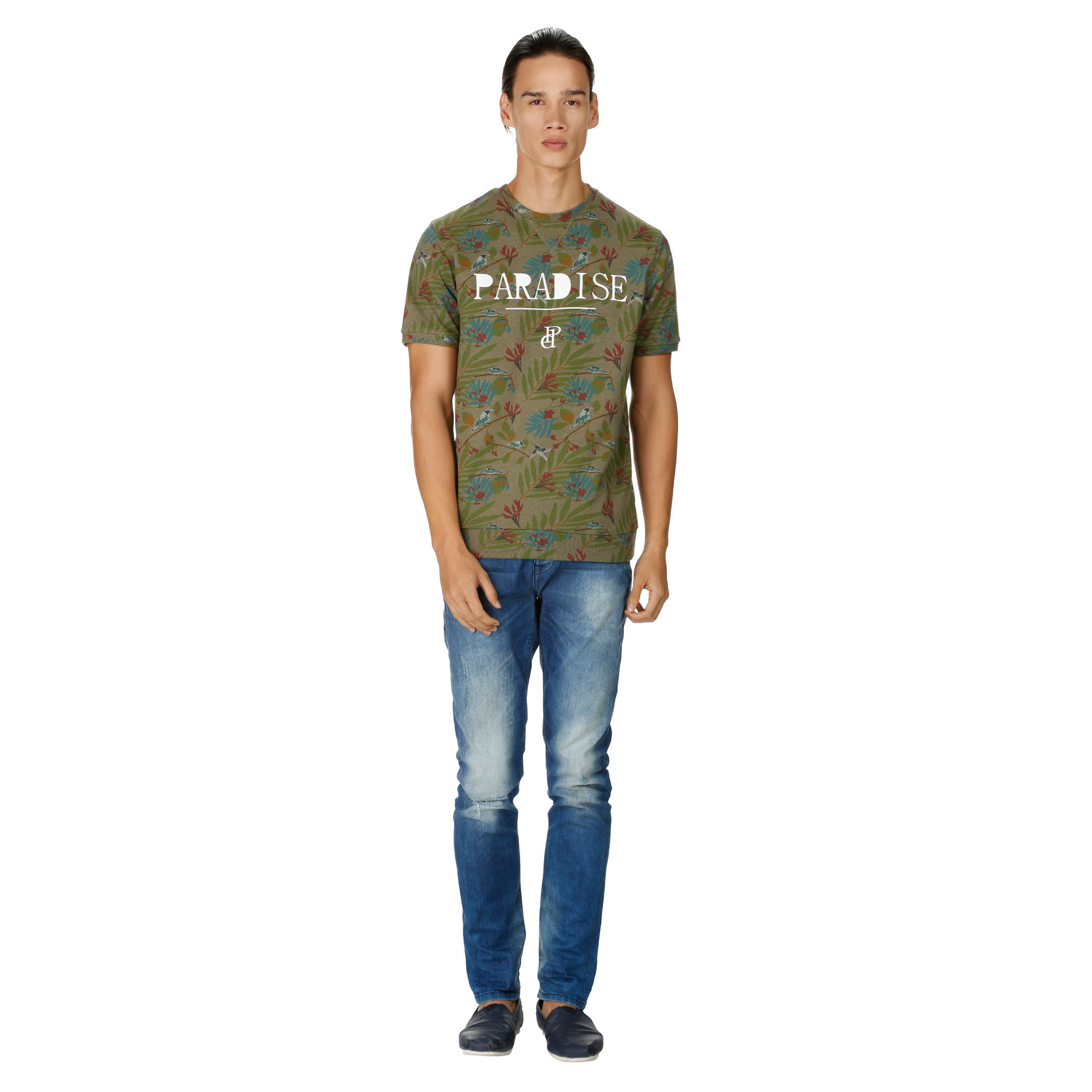Floral Print Pullover-men-clothing-tshirtsandpolos-tshirts-image-1
