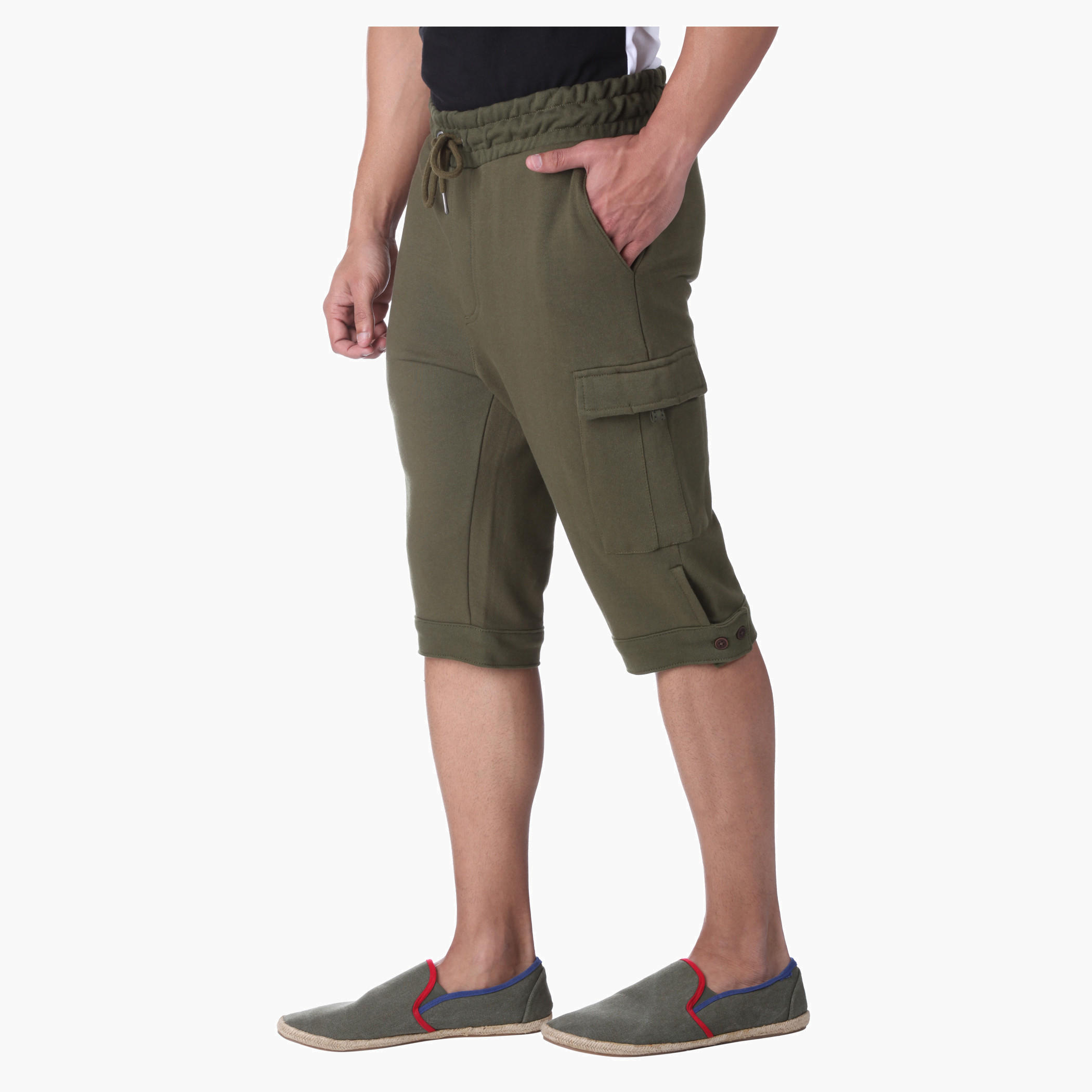 Solid Colour Shorts-men-clothing-bottoms-shorts-image-3