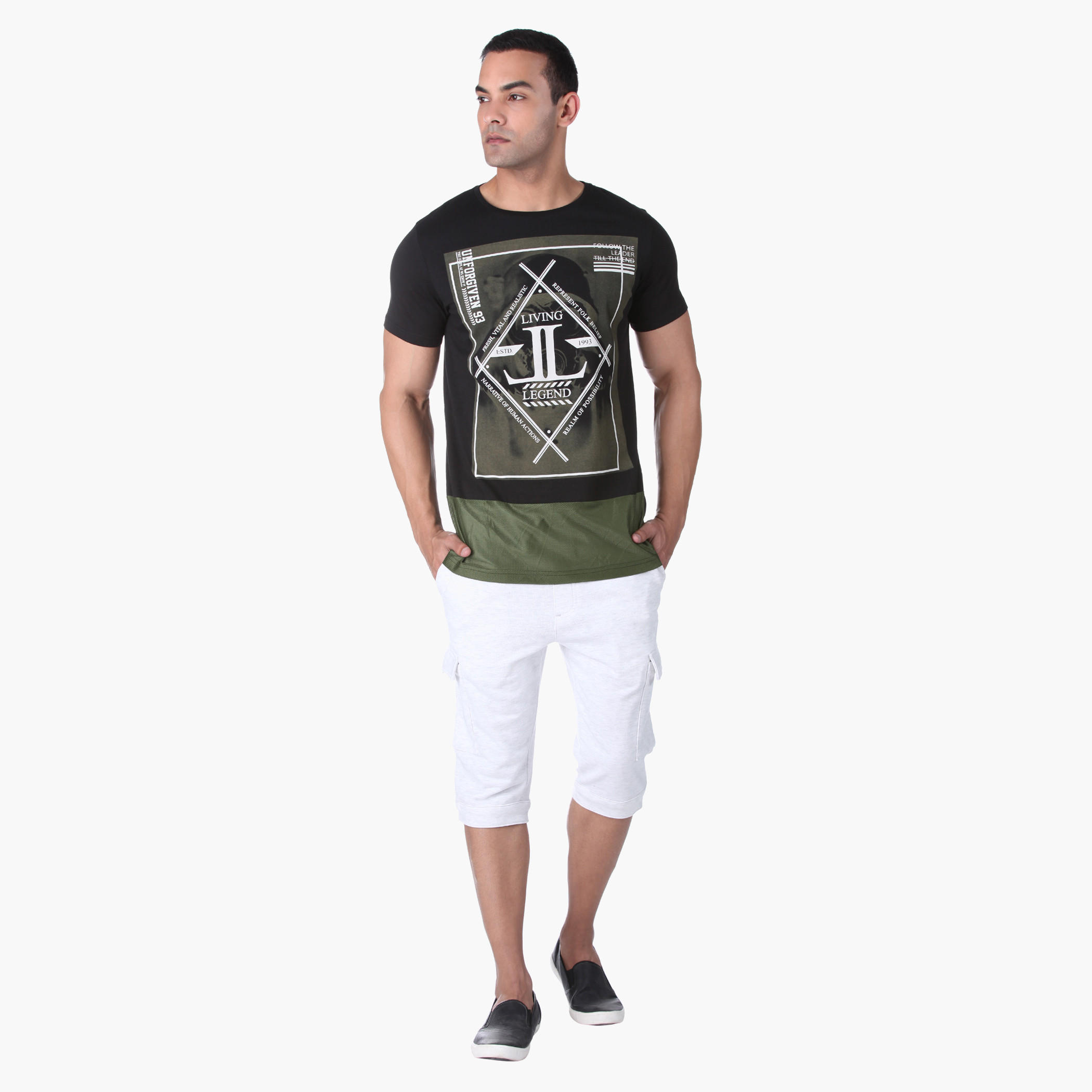 Solid Colour Shorts-men-clothing-bottoms-shorts-image-5