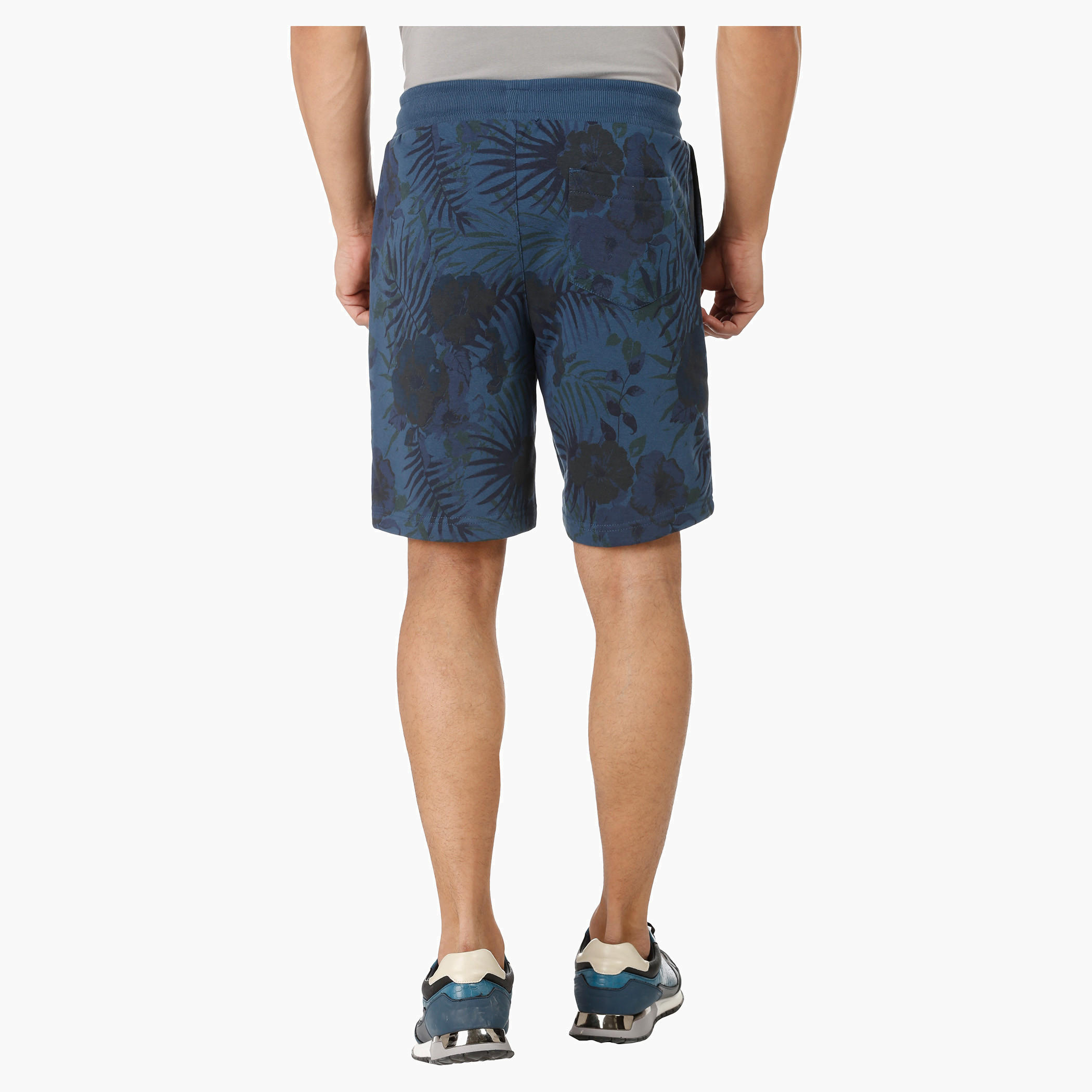 Floral Print Shorts with Drawstring-men-clothing-bottoms-shorts-image-2